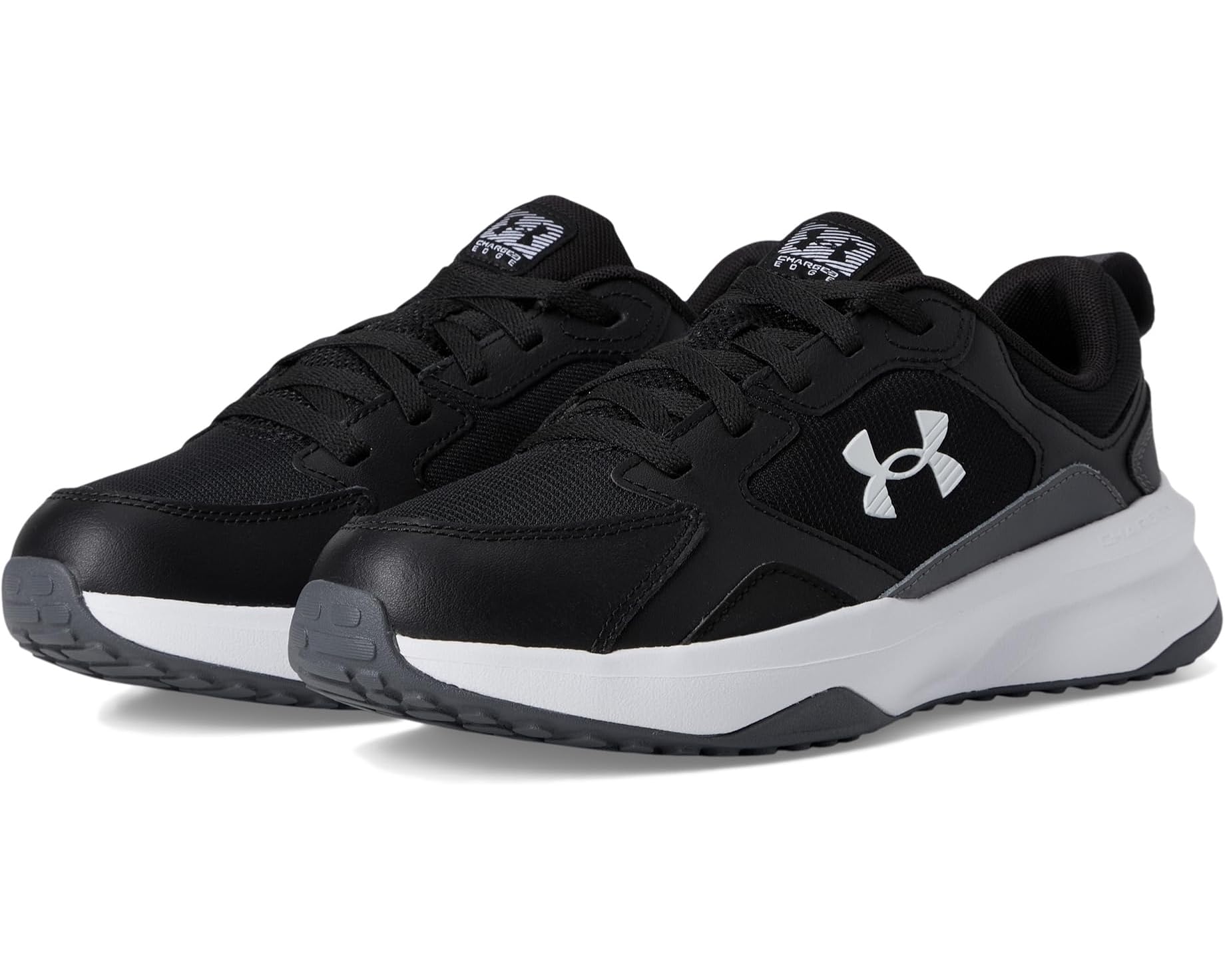 (取寄) アンダーアーマー メンズ チャージド エッジ Under Armour men Charged Edge Black/Castlerock/White｜スウィートラグ