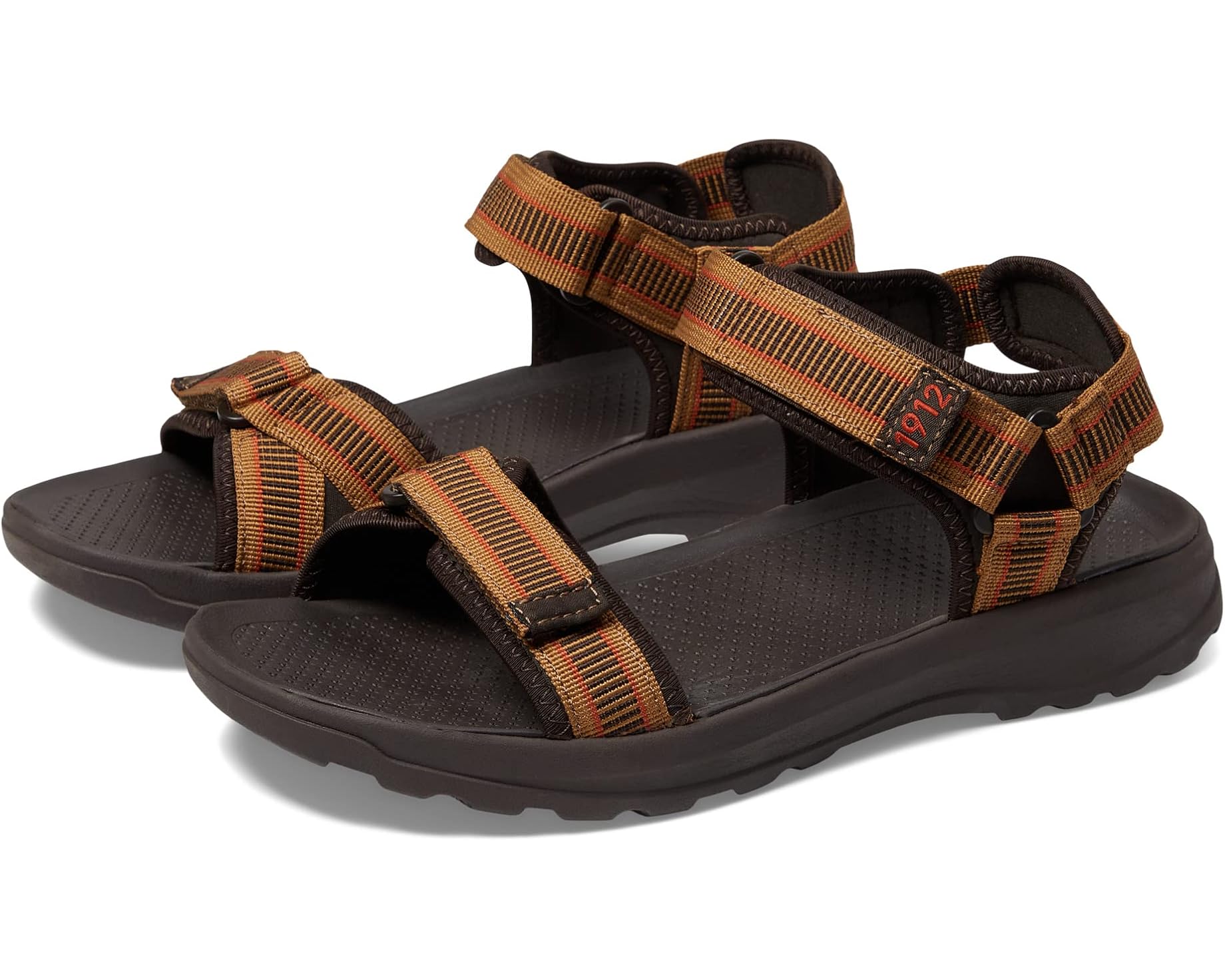 (取寄) ナン ブッシュ メンズ ハック スポーツ リバー サンダル Nunn Bush men Huck Sport River Sandal Tan Multi｜スウィートラグ