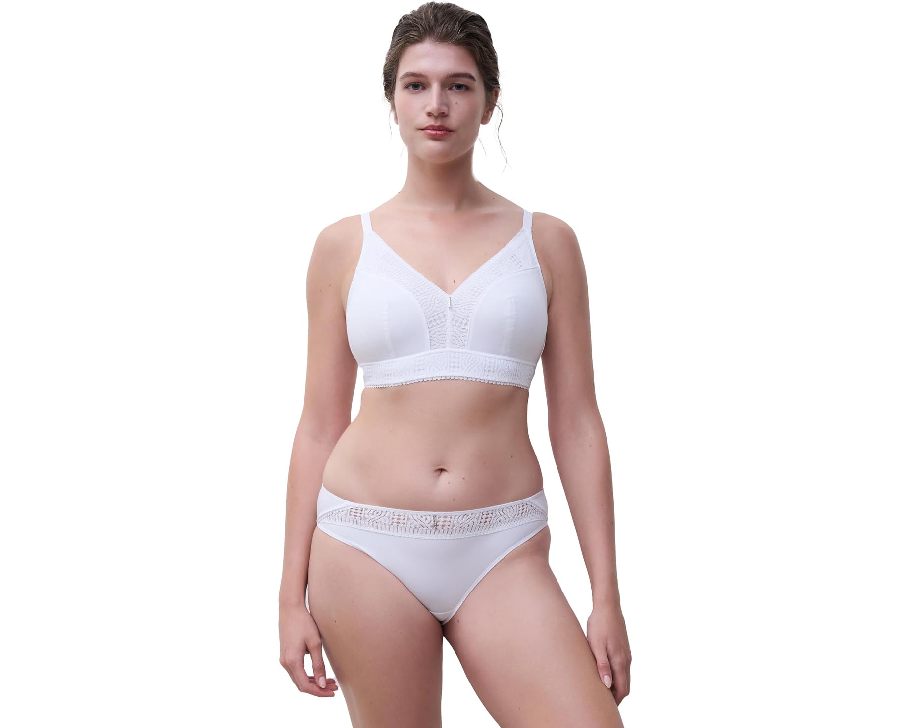 (取寄) シャンテル レディース イージー サポート ワイヤレス サポート ブラ Chantelle women Easy Support Wireless Support Bra White｜スウィートラグ