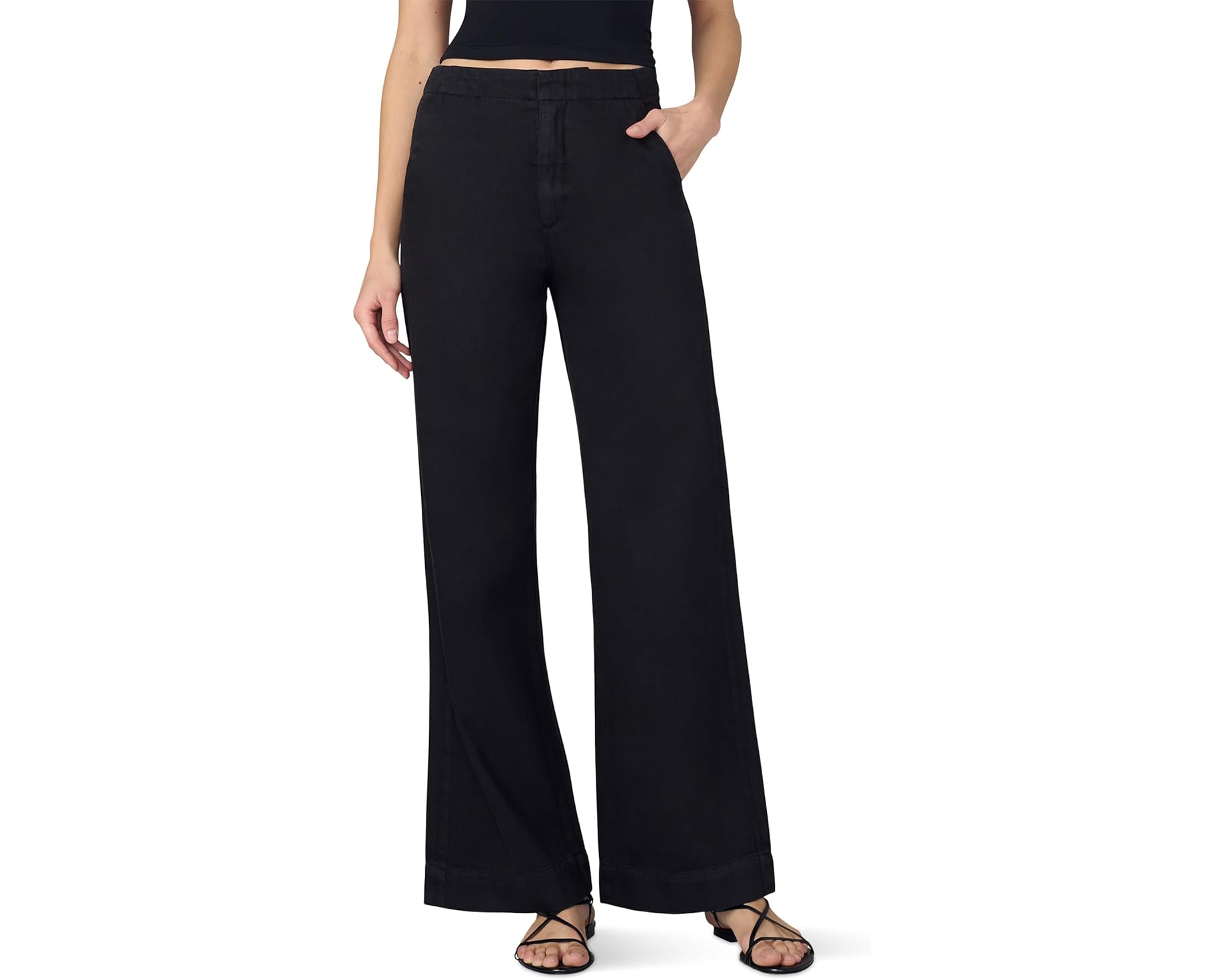 (取寄) レディース ザ クリーン デニム トラウザー Joe's Jeans women The Clean Denim Trouser Black|スウィートラグ
