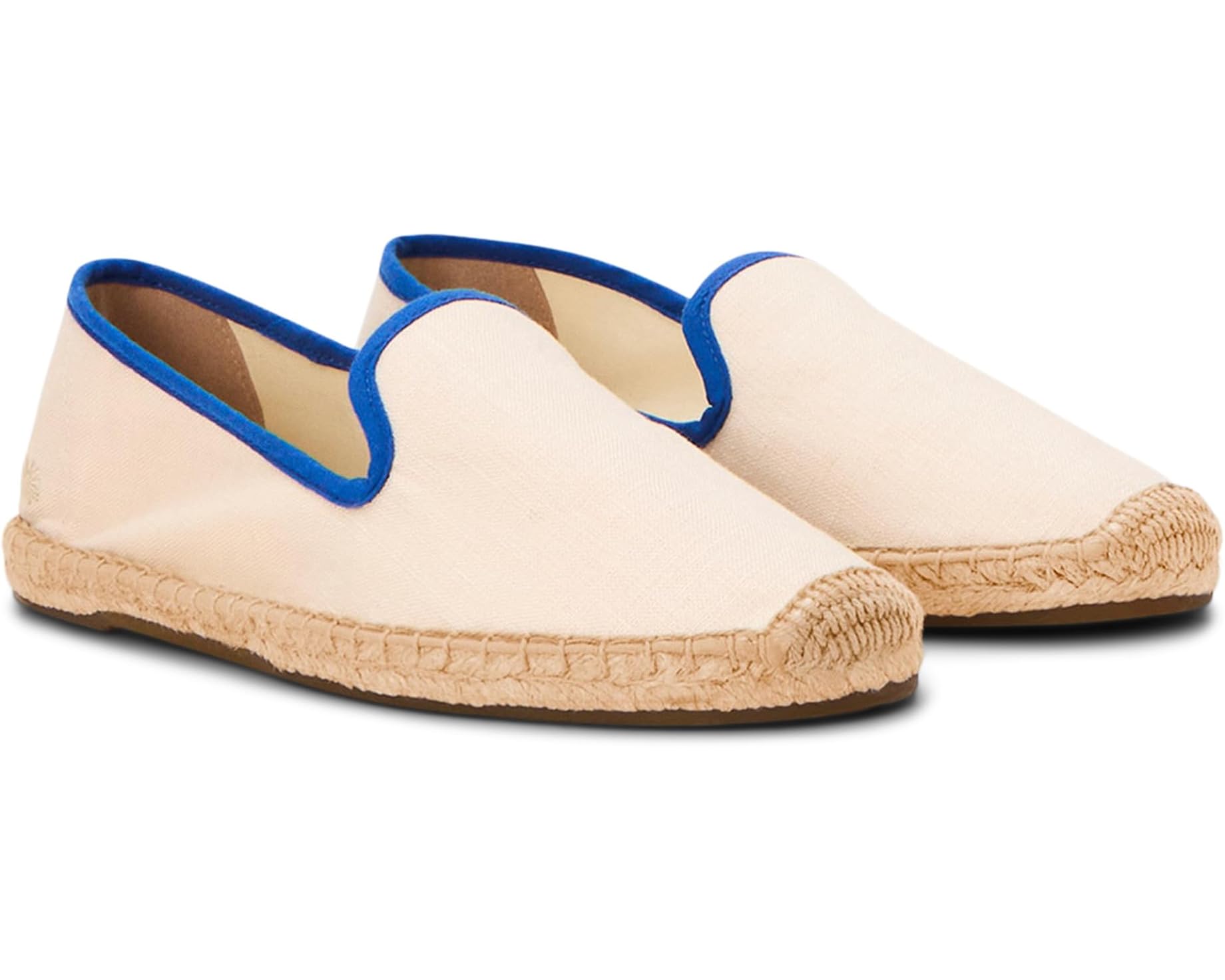 (取寄) ソルドス レディース スモーキング スリッパ エスパドリーユ Soludos women Smoking Slipper Espadrille Ivory / Blue｜スウィートラグ 24,871円