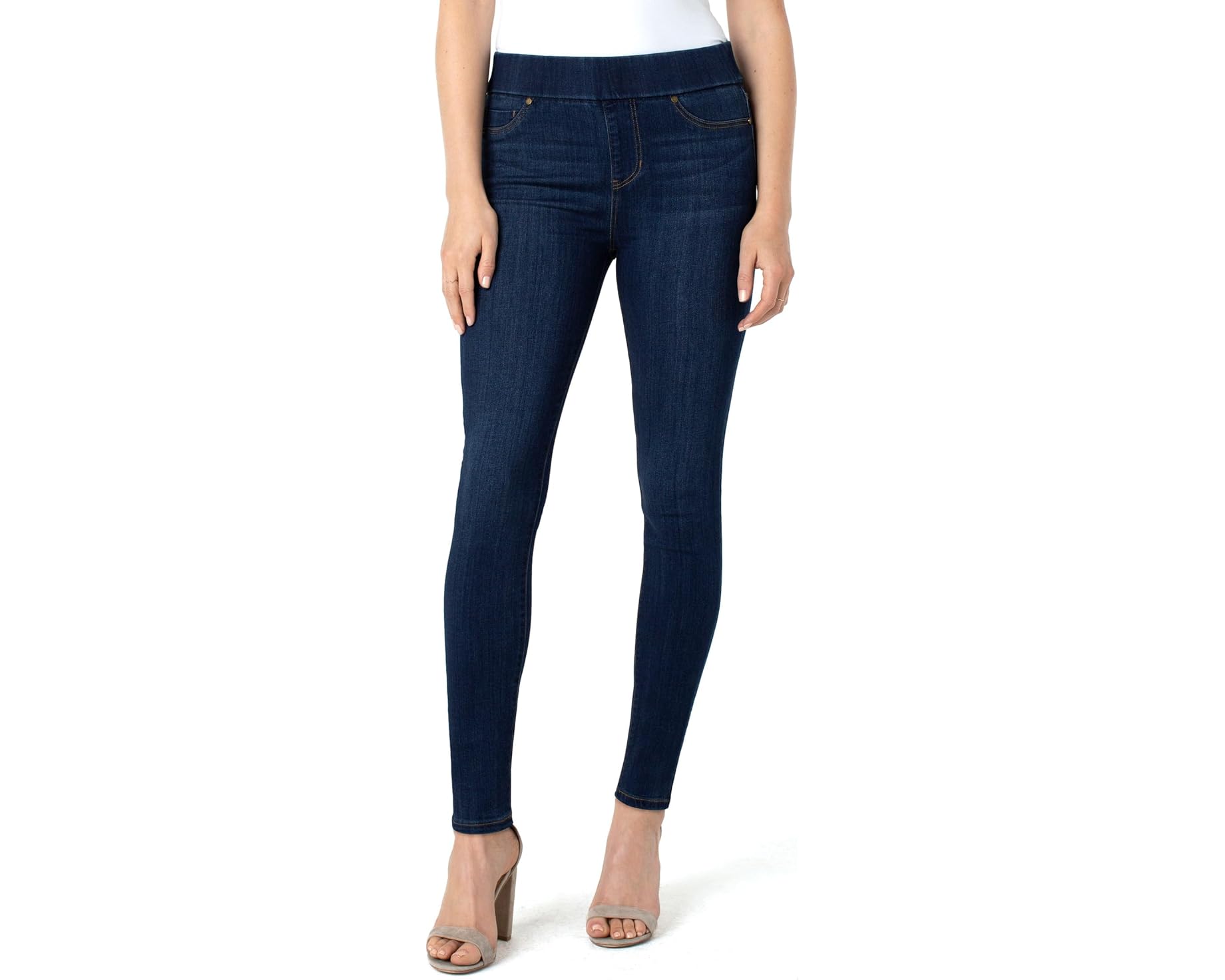 (取寄) リバプールロサンゼルス レディース シエナ プル オン スキニー ジーン Liverpool Los Angeles women Sienna Pull on Skinny Jean Dynasty Dark｜スウィートラグ