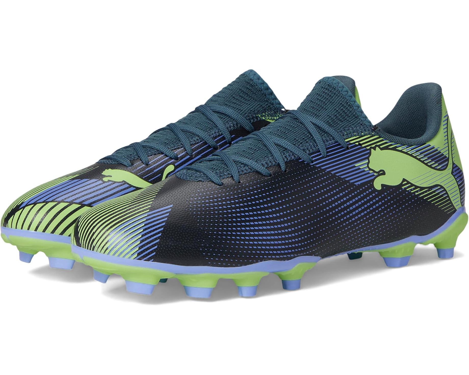 (取寄) プーマ メンズ フューチャー 7 プレイ ファーム グランド/アーティフィシャル グランド サッカー クリーツ PUMA men Future 7 Play Firm Ground/Artificial Ground Soccer Cleats Gray Skies-Elektro Purple-Fizzy Apple-Puma White｜スウィートラグ