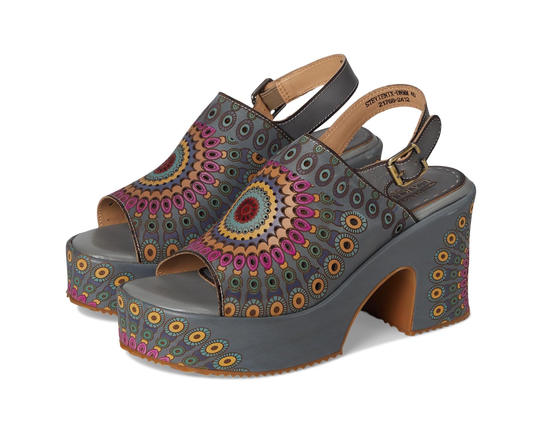 (取寄) レディース L'Artiste by Spring Step women Stevienix Denim Multi|スウィートラグ