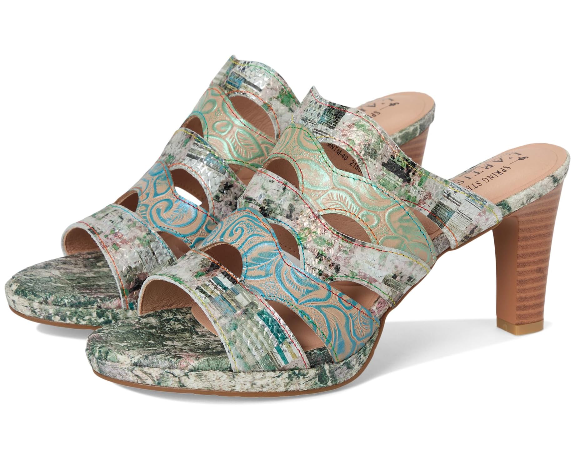 (取寄) レディース L'Artiste by Spring Step women Aurielle Mint Multi|スウィートラグ