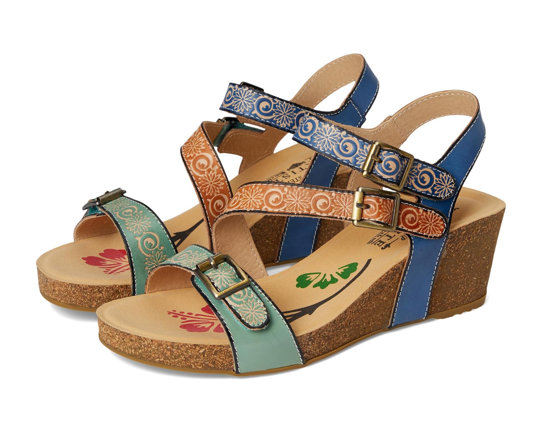 (取寄) レディース L'Artiste by Spring Step women Tanja Mint Green Multi|スウィートラグ