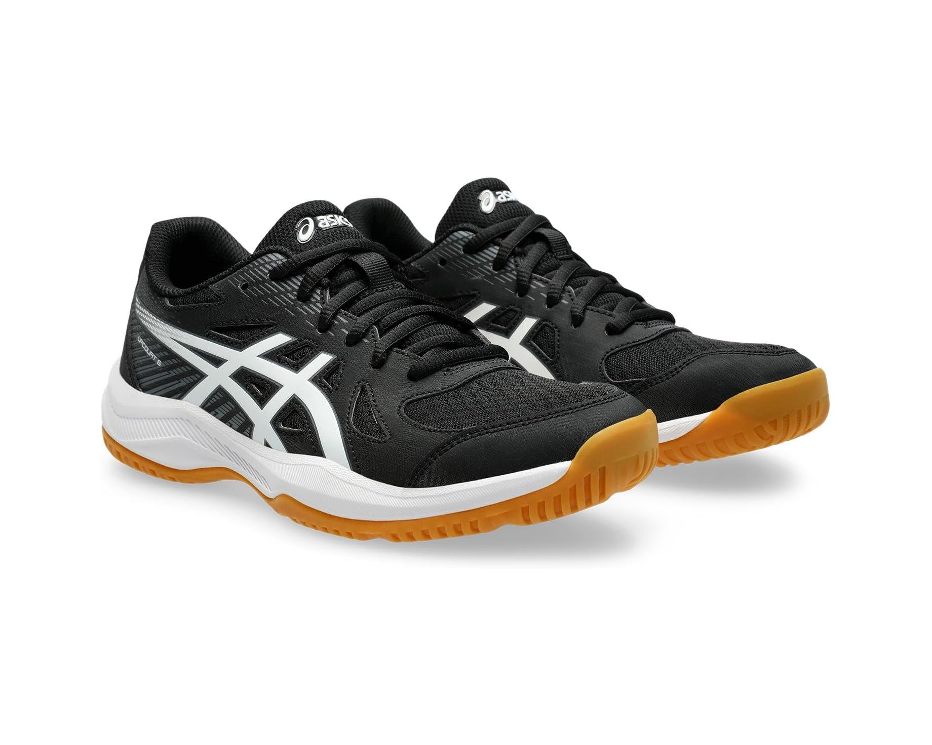 (取寄) アシックス レディース アップコート 6 バレーボール シューズ ASICS women Upcourt 6 Volleyball Shoe Black/White|スウィートラグ