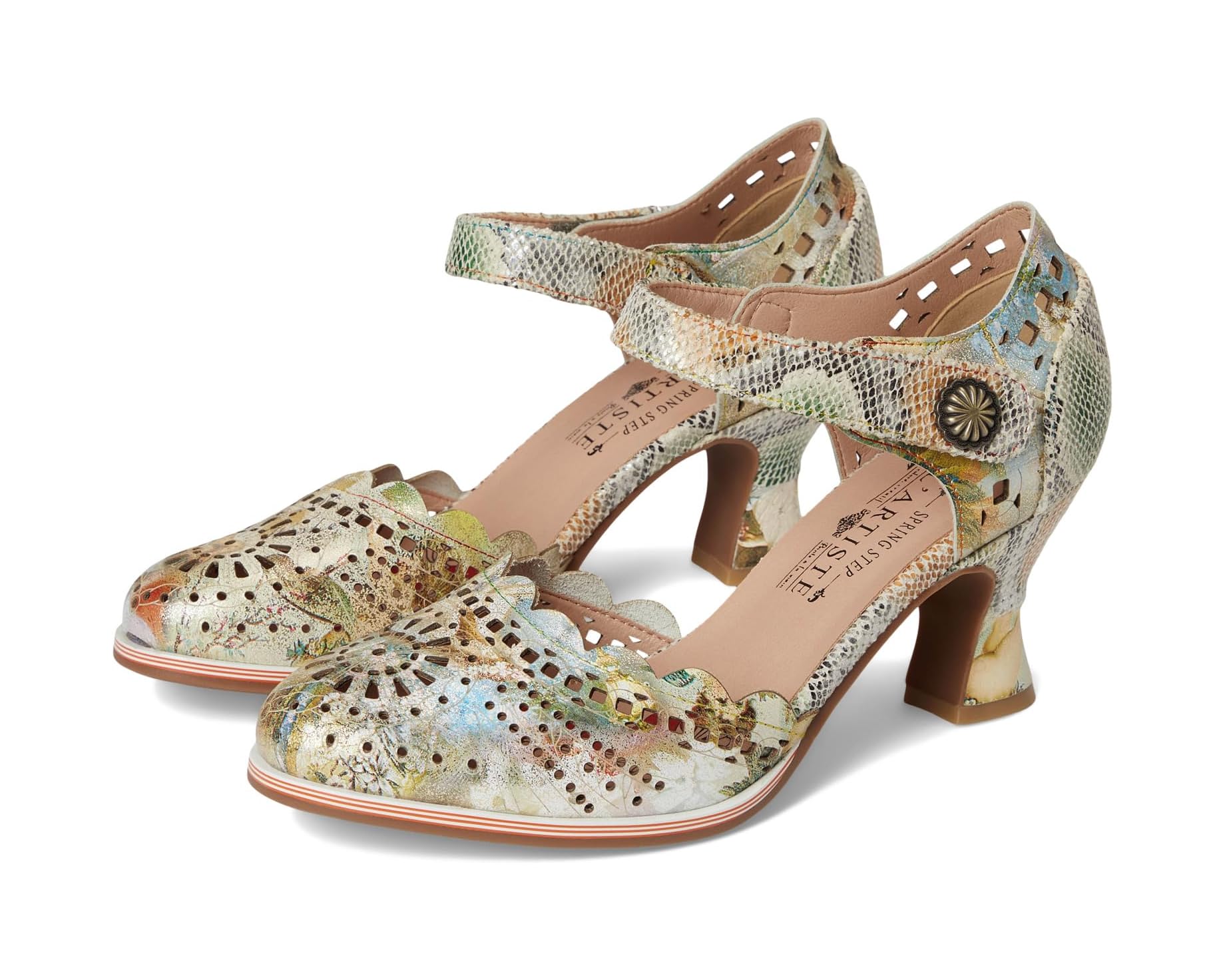 (取寄) レディース ラグゼ L'Artiste by Spring Step women Luxe Beige Multi|スウィートラグ