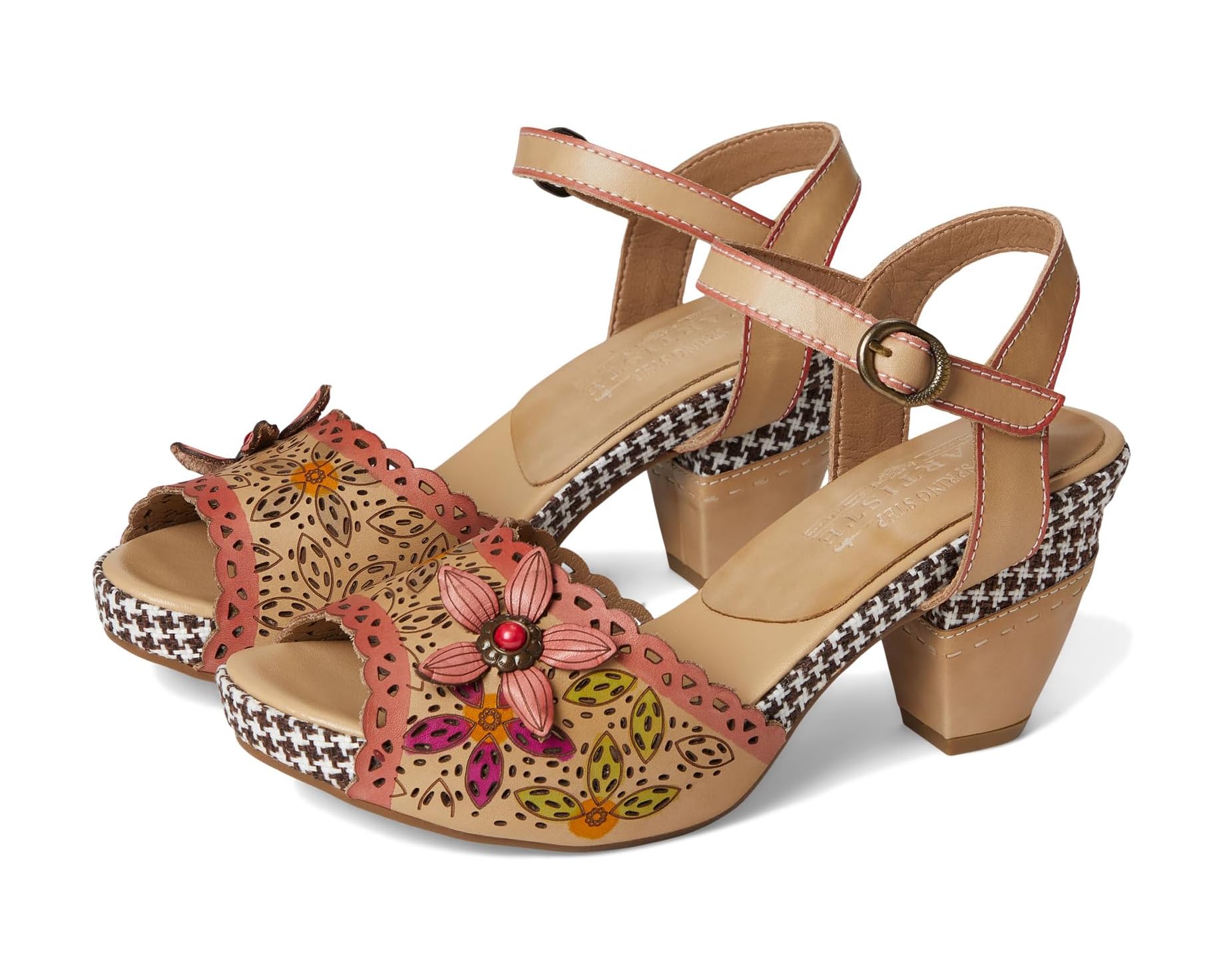 (取寄) レディース L'Artiste by Spring Step women Miabella Beige Multi｜スウィートラグ
