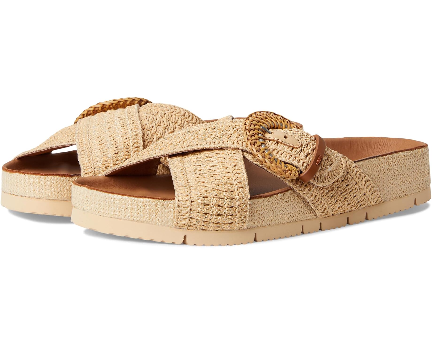 (取寄) ジェントル ソウルズ バイ ケネスコール レディース ルイーザ Gentle Souls by Kenneth Cole women Louisa Natural Raffia｜スウィートラグ