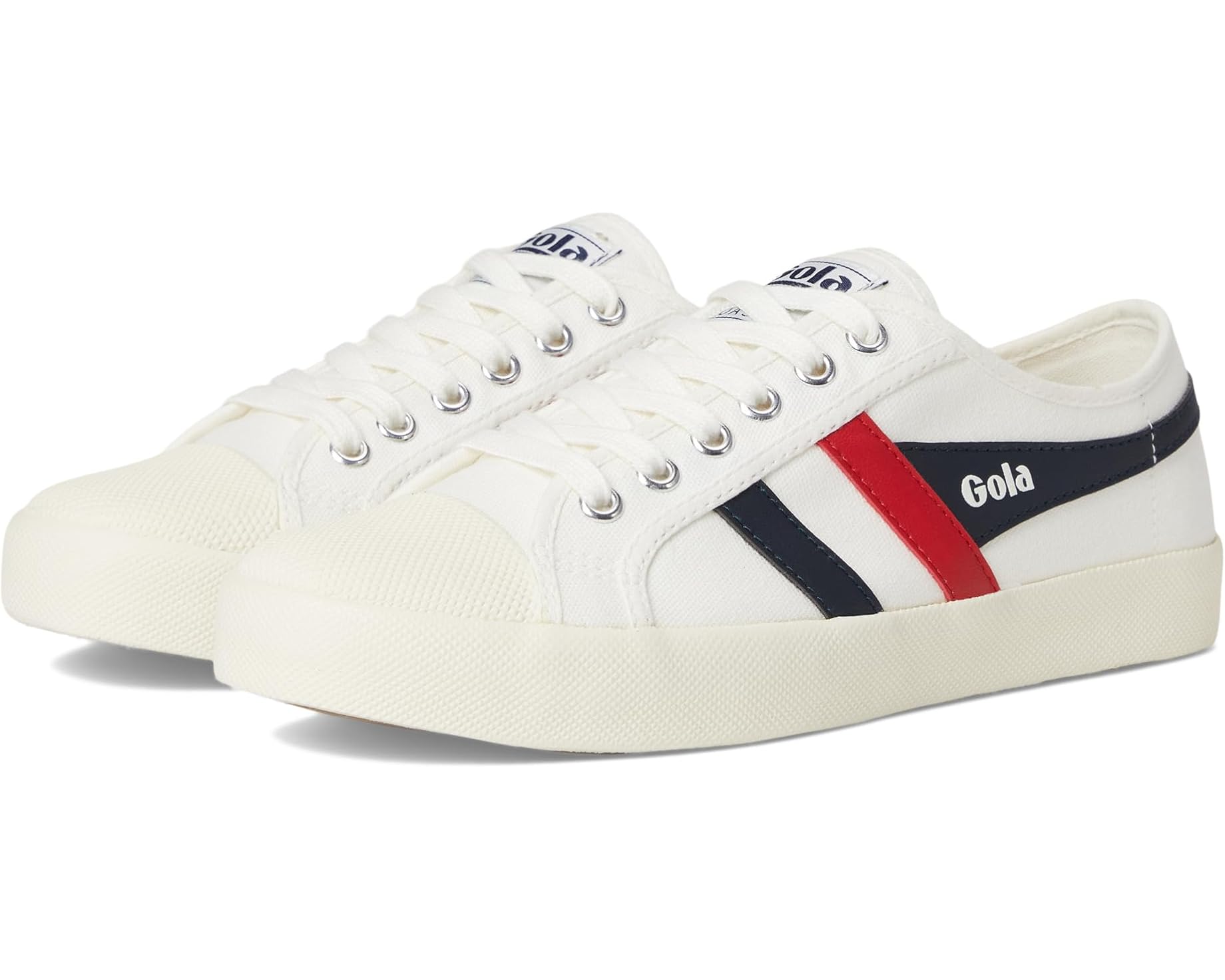 (取寄) ゴーラ レディース コースター Gola women Coaster Off-White/Navy/Red｜スウィートラグ