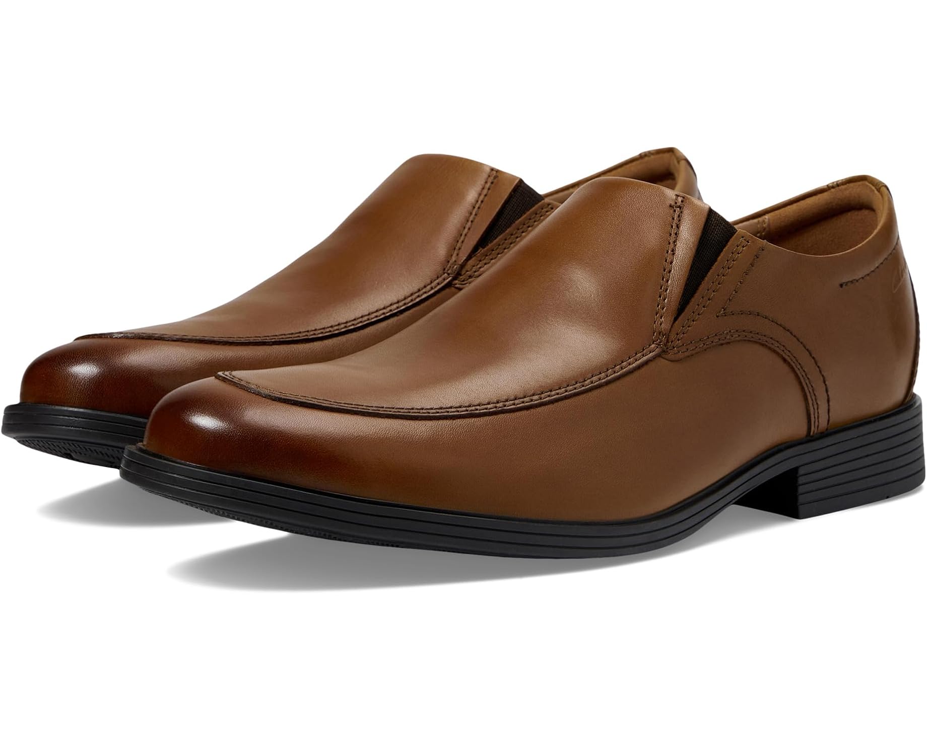 (取寄) クラークス メンズ ウィドン ステップ Clarks men Whiddon Step Dark Tan Leather｜スウィートラグ