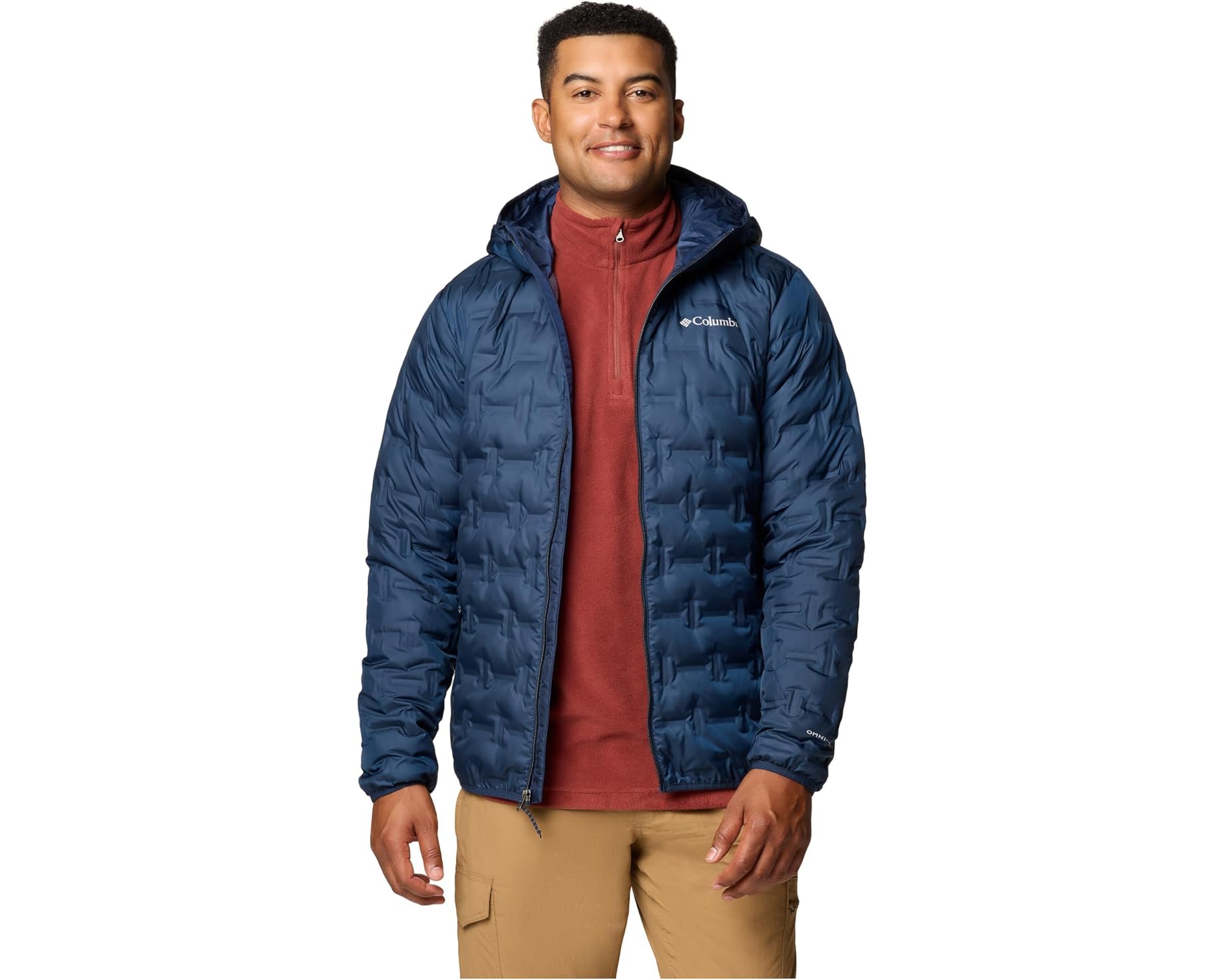 (取寄) コロンビア メンズ デルタ リッジ リ ダウン フーデット ジャケット Columbia men Delta Ridge II Down Hooded Jacket Collegiate Navy｜スウィートラグ