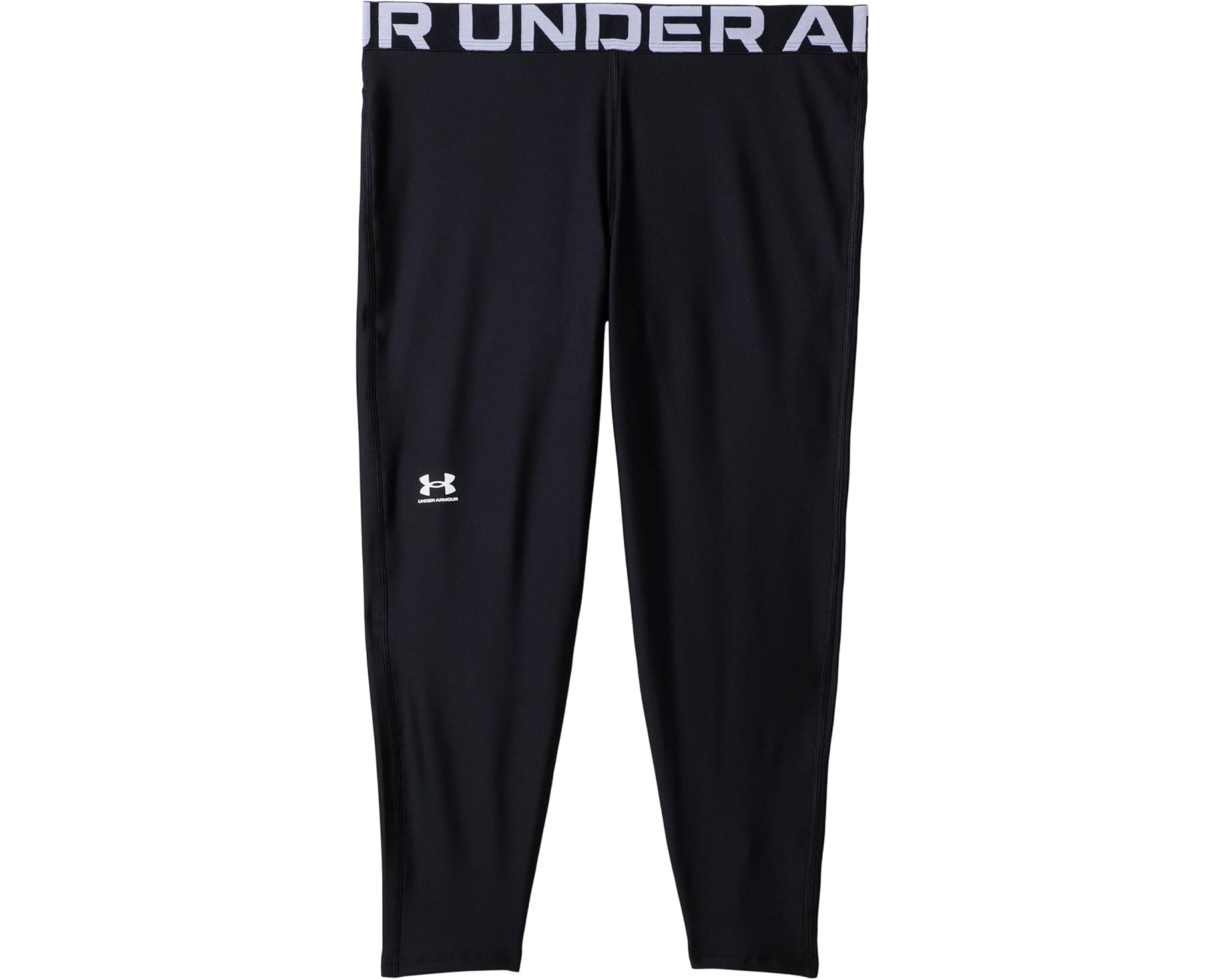 (取寄) アンダーアーマー キッズ ヒート ギア アンクル レギングス (ビッグ キッド) Under Armour kids Heat Gear Ankle Leggings (Big Kid) Black/White｜スウィートラグ