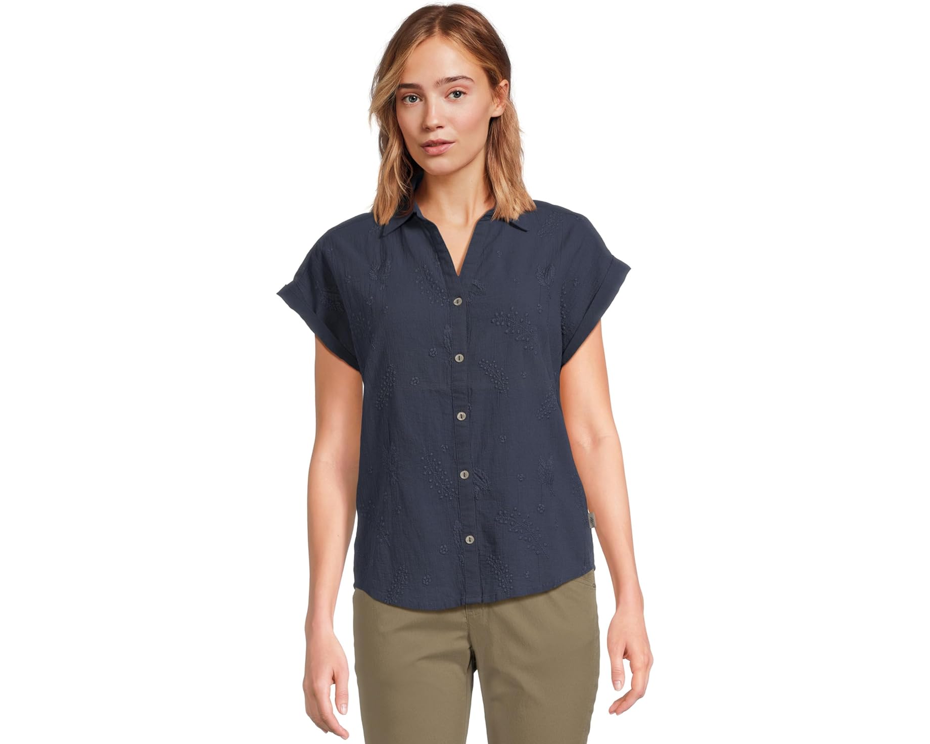 (取寄) ロイヤルロビンズ レディース オアシス ショート スリーブ Royal Robbins women Oasis Short Sleeve Navy｜スウィートラグ