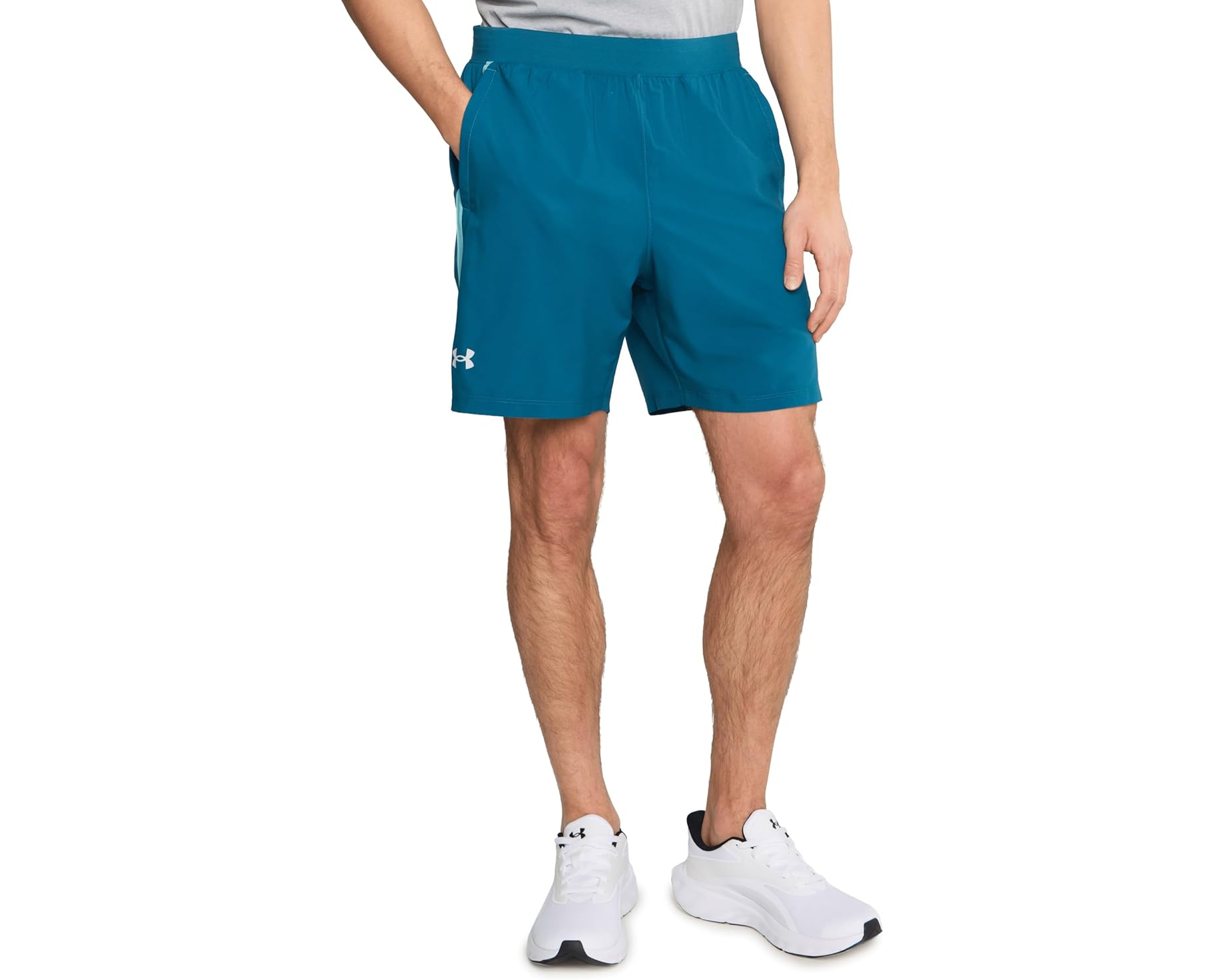 (取寄) アンダーアーマー メンズ ラウンチ ラン ショーツ Under Armour men Launch Run 7" Shorts Wham Blue/Blue Haze/Reflective｜スウィートラグ