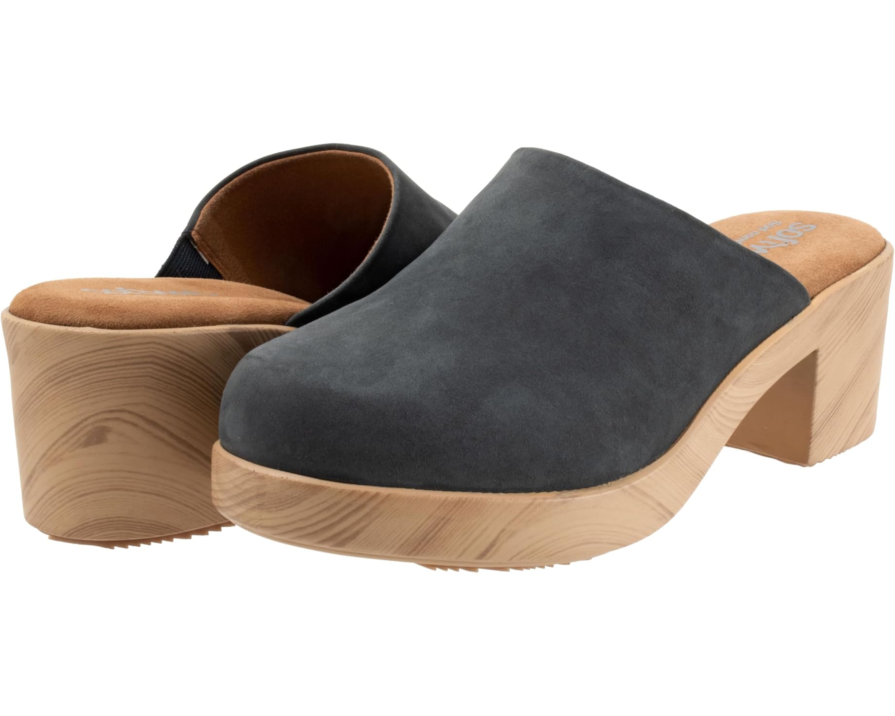 (取寄) ソフトウォーカー レディース フェリダ SoftWalk women Felida Navy Nubuck|スウィートラグ