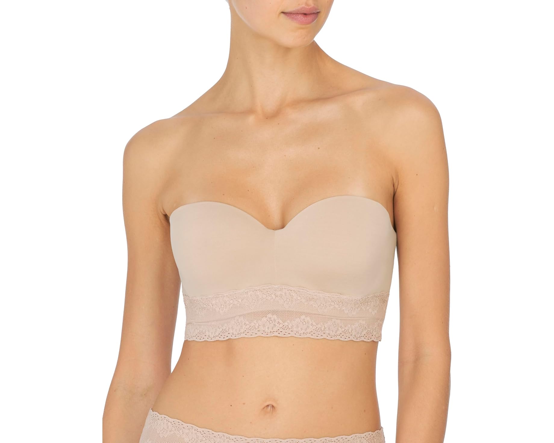(取寄) ナトリ レディース ブリス パーフェクション ストラップレス コンツアー アンダーワイヤー Natori women Bliss Perfection Strapless Contour Underwire Cafe｜スウィートラグ