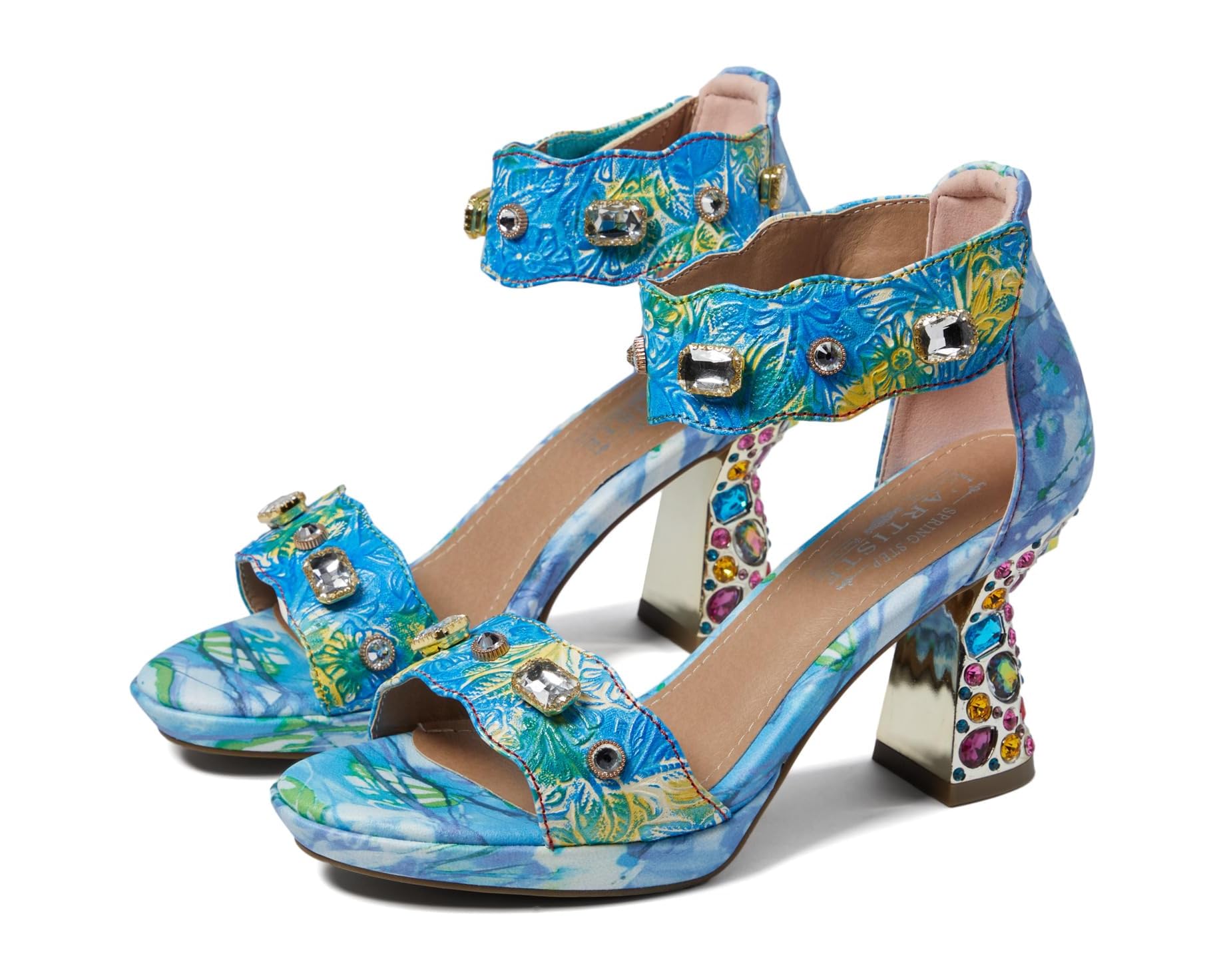 (取寄) レディース ジュエル L'Artiste by Spring Step women Jewell Blue Multi|スウィートラグ