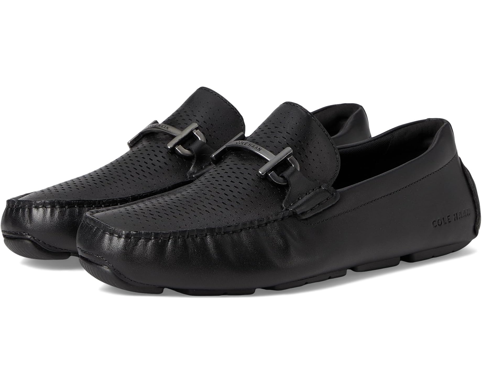 (取寄) コールハーン メンズ グランド レーザー ビット ドライバ Cole Haan men Grand Laser Bit Driver Black/Black｜スウィートラグ