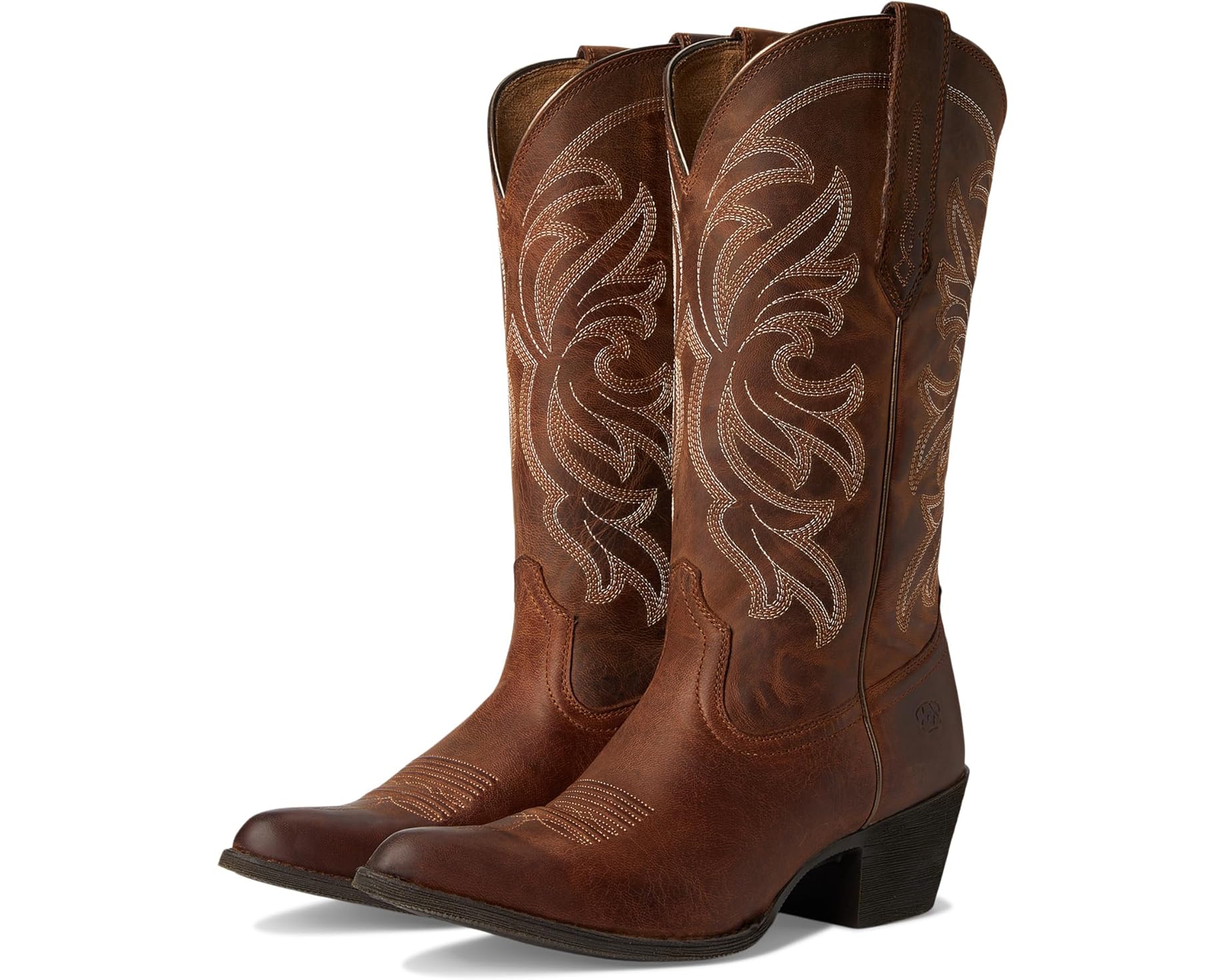 (取寄) アリアット レディース ヘリテージ J トゥ ストレッチフィット ウェスタン ブーツ Ariat women Heritage J Toe Stretchfit Western Boots Sassy Brown｜スウィートラグ