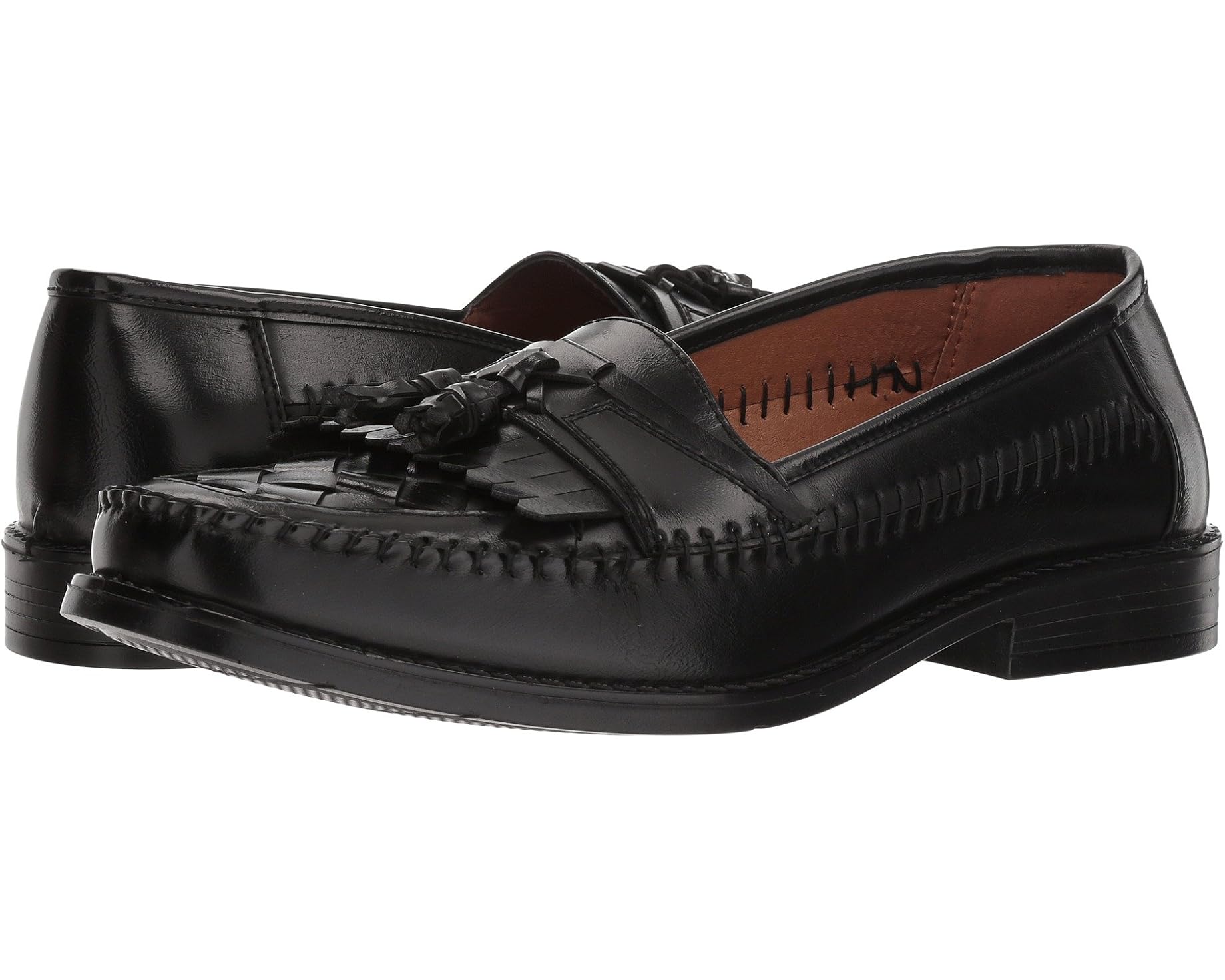 (取寄) ディアスタッグズ メンズ ハーマン タッセル ローファー Deer Stags men Herman Tassel Loafer Jet Black Simulated Leather|スウィートラグ