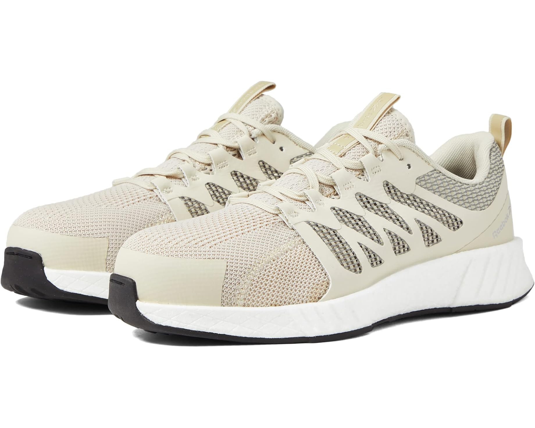 (取寄) リーボック ワーク レディース フュージョン フレックスウィーブ ワーク エー コンプ トゥ Reebok Work women Fusion Flexweave Work EH Comp Toe Cream 1｜スウィートラグ