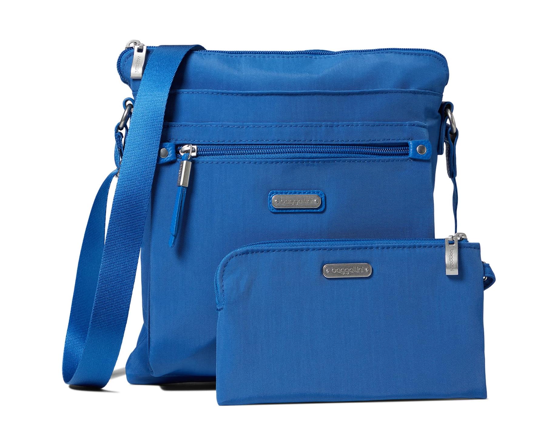 (取寄) バッガリーニ ゴー バッグ ウィズ Rfid フォン リスレット Baggallini Go Bagg with RFID Phone Wristlet Lapis｜スウィートラグ