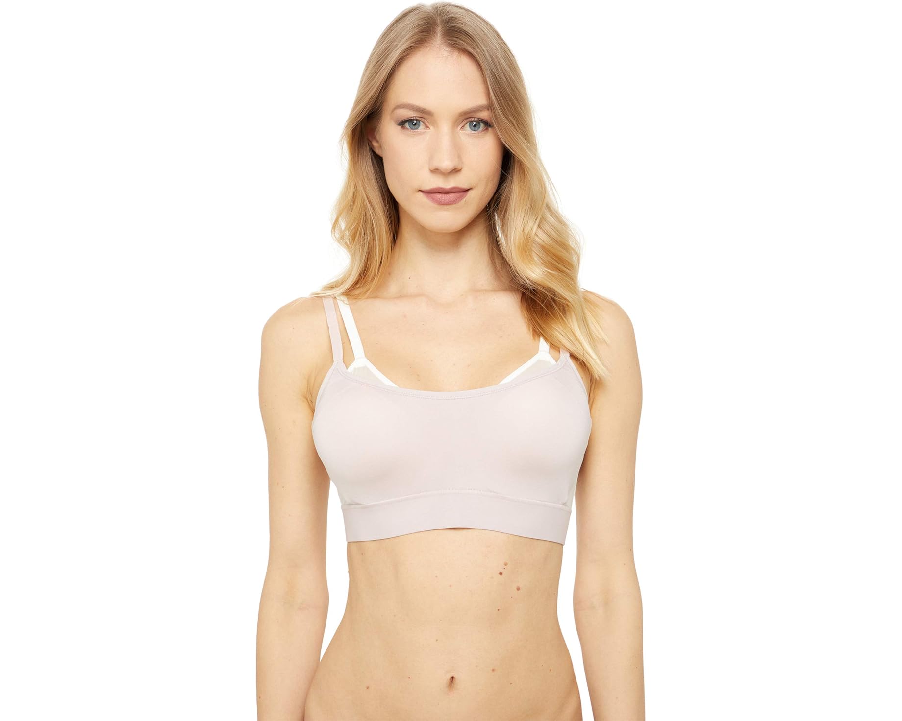 (取寄) ナトリ レディース グラビティ コンツアー アンダーワイヤー スポーツ ブラ Natori women Gravity Contour Underwire Sport Bra Rose Beige/Warm White｜スウィートラグ