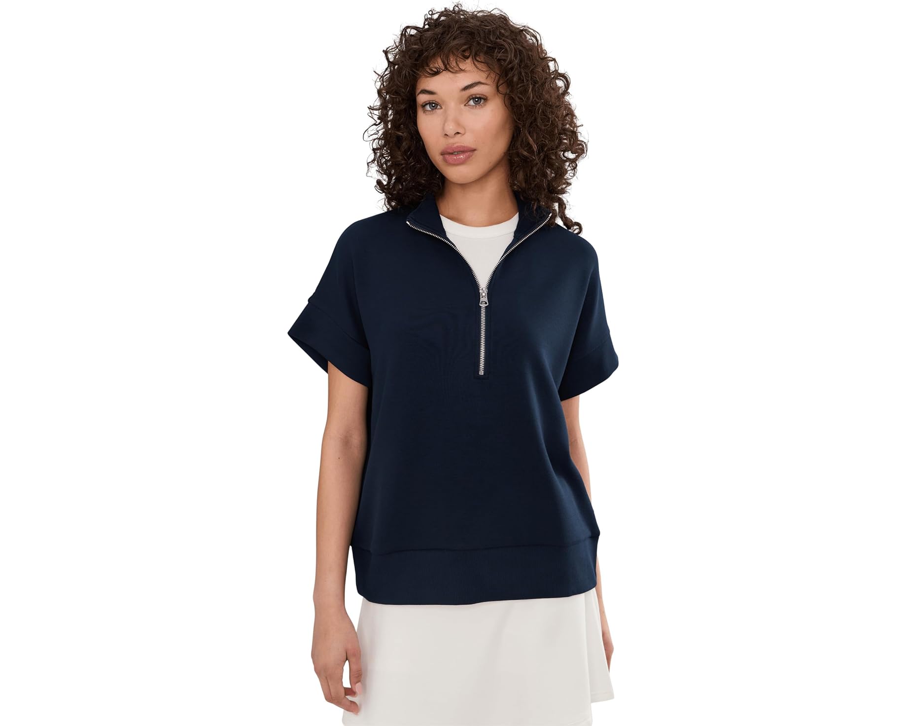 (取寄) バーリー レディース リッチー ショート スリーブ スウェット Varley women Ritchie Short Sleeve Sweat Navy|スウィートラグ