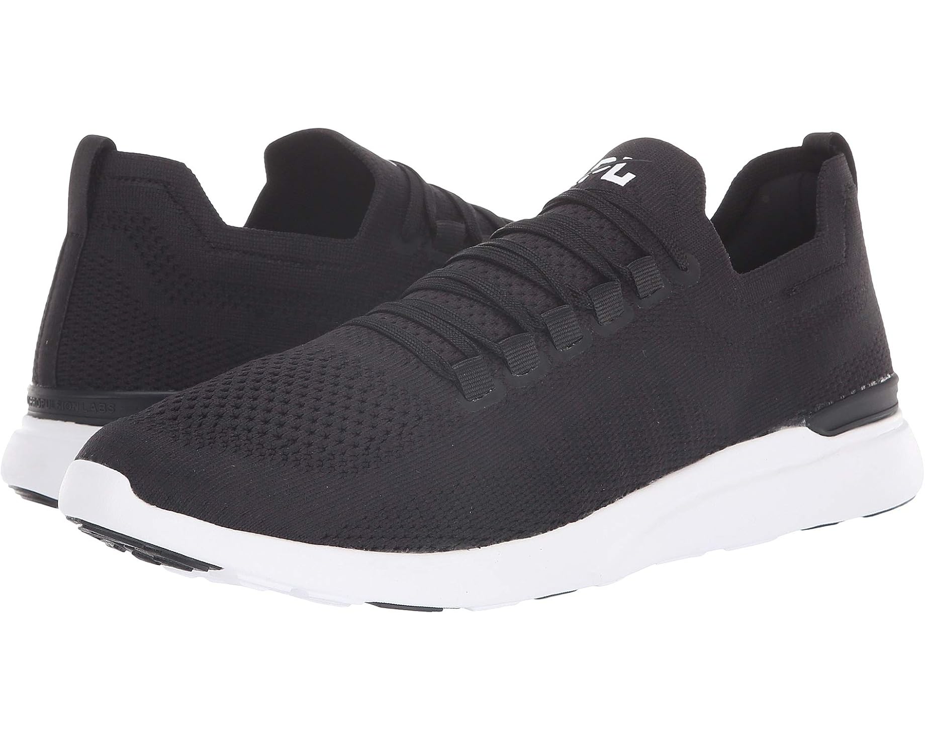 (取寄) アスレチック プロパルジョン ラボ メンズ テクロム ブリーズ Athletic Propulsion Labs (APL) men TechLoom Breeze Black/Black/White｜スウィートラグ