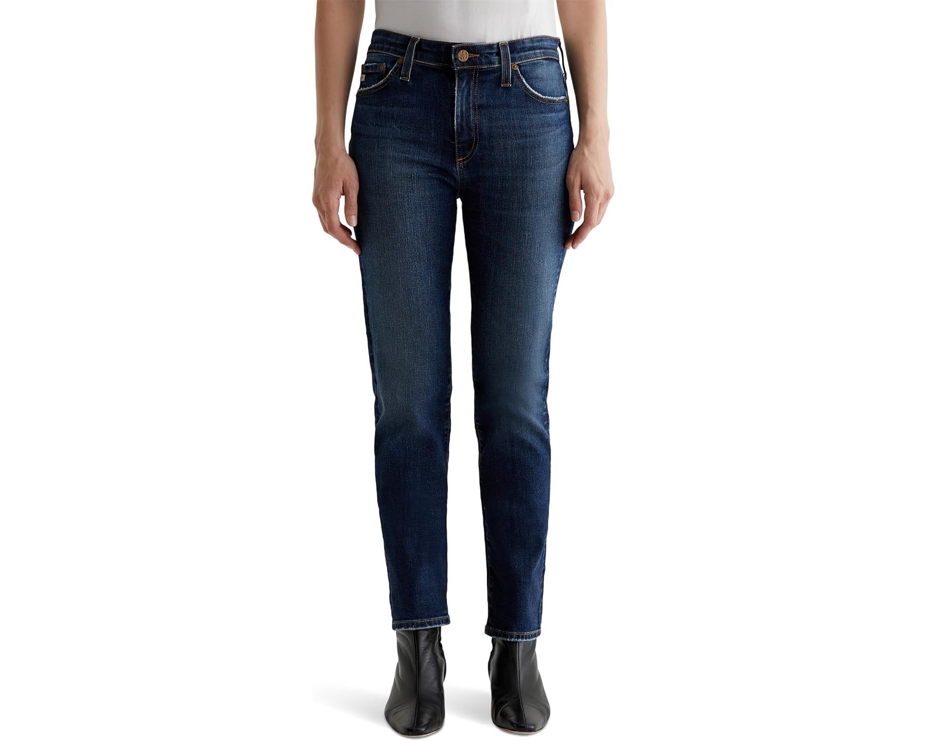 (取寄) AGジーンズ レディース マリ ミッド ライズ スリム ストレート ジーンズ イン 9 イヤーズ ヘルシンキ AG Jeans women Mari Mid Rise Slim Straight Jeans in 9 Years Helsinki 9 Years Helsinki｜スウィートラグ
