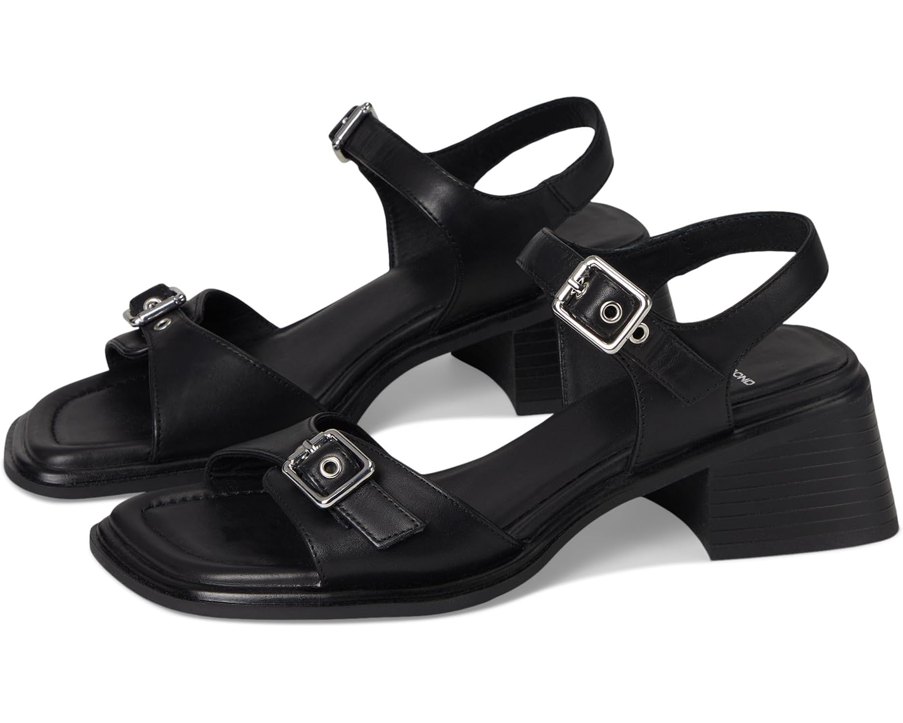 (取寄) バガボンド シューメーカーズ レディース アイネス ダブル バックル サンダル Vagabond Shoemakers women Ines Double Buckle Sandals Black｜スウィートラグ