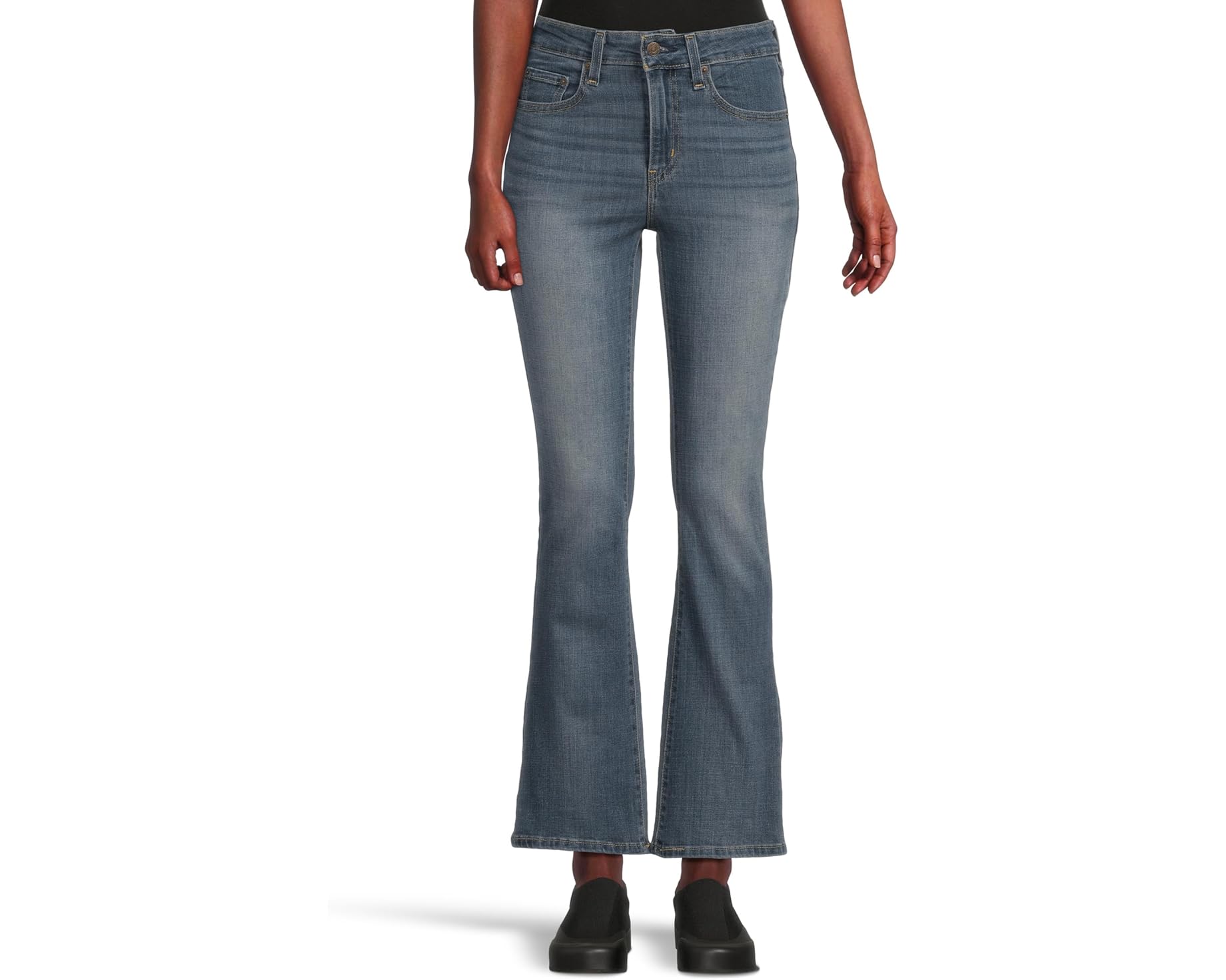 (取寄) レディース 725 ハイライズ ブーツカット Levi's Womens women 725 High-Rise Bootcut Tore It Up No Destruction|スウィートラグ