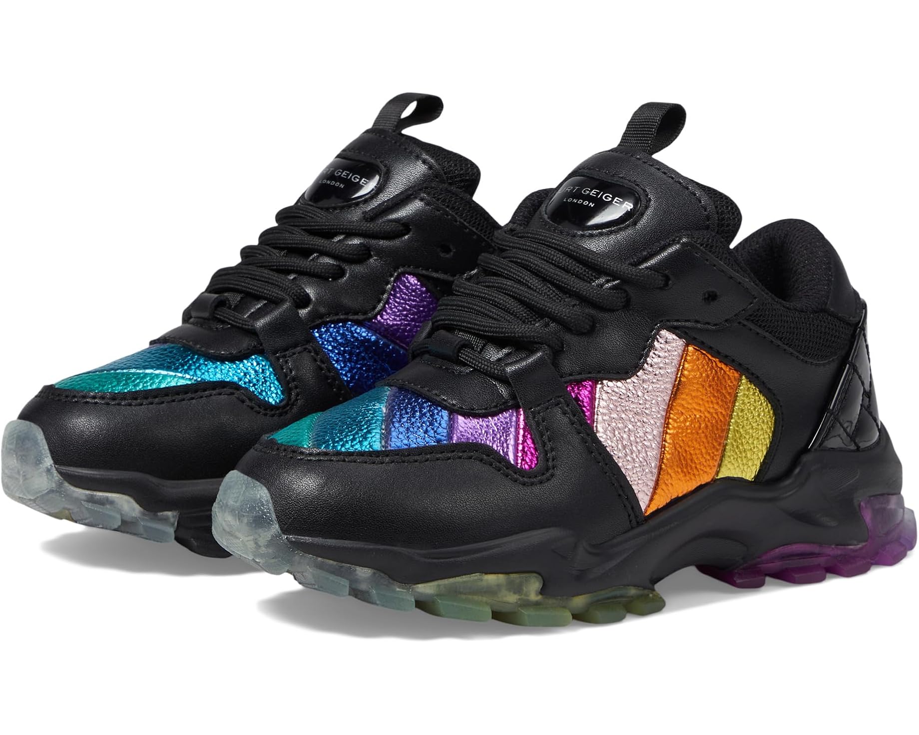 (取寄) カートガイガー ロンドン キッズ ミニ レティ イーグル (リトル キッド/ビッグ キッド) Kurt Geiger London kids Mini Lettie Eagle (Little Kid/Big Kid) Black｜スウィートラグ