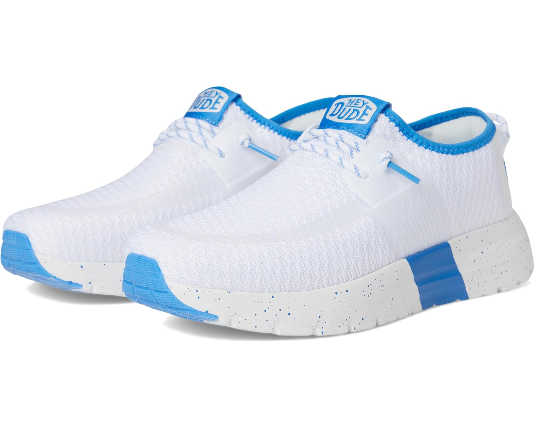 (取寄) ヘイ デュード レディース シロッコ スポーツ ストライプ Hey Dude women Sirocco Sport Stripe White/Blue|スウィートラグ