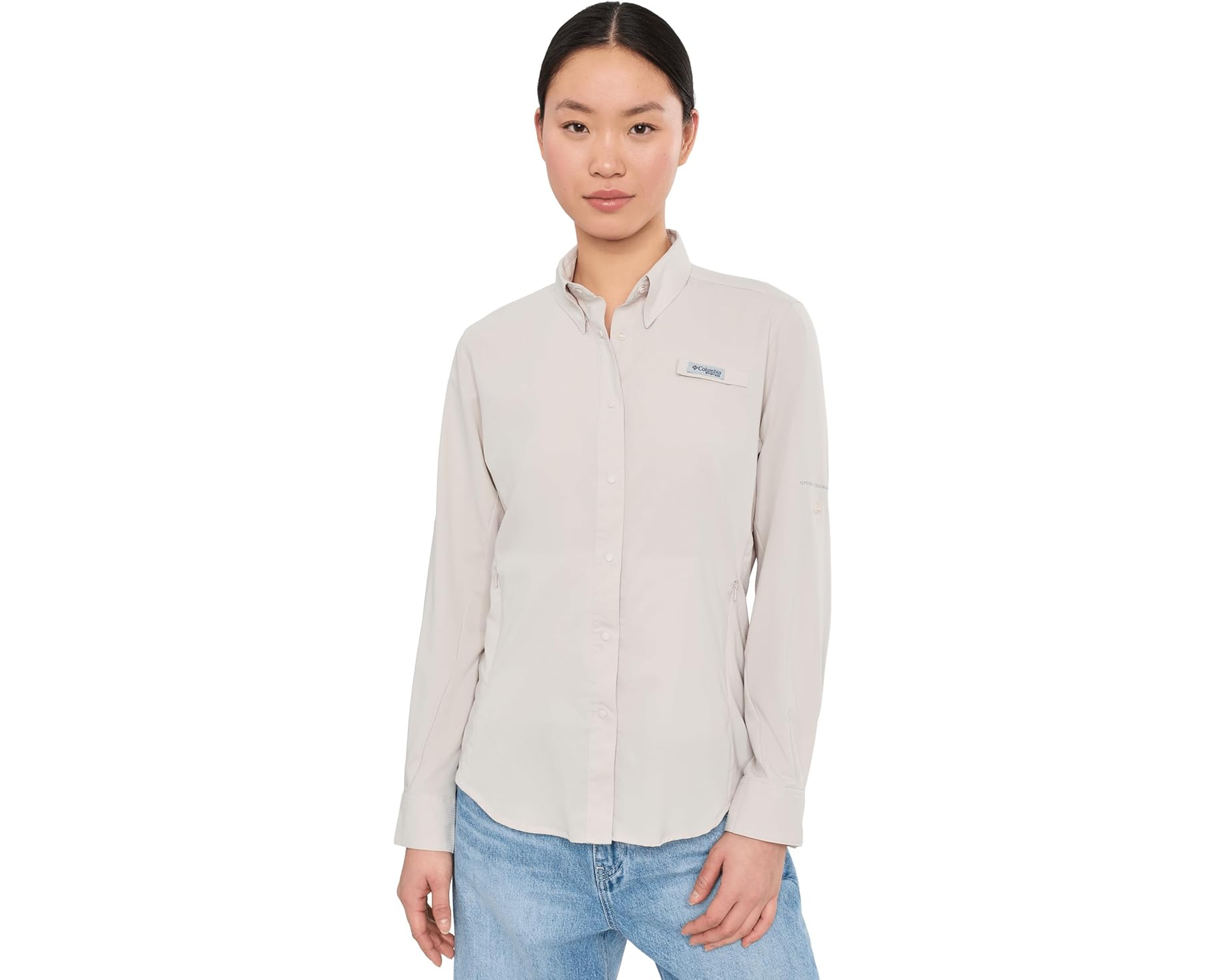 (取寄) コロンビア レディース タミアミ リ ロング スリーブ シャツ Columbia women Tamiami II Long Sleeve Shirt Dark Stone｜スウィートラグ