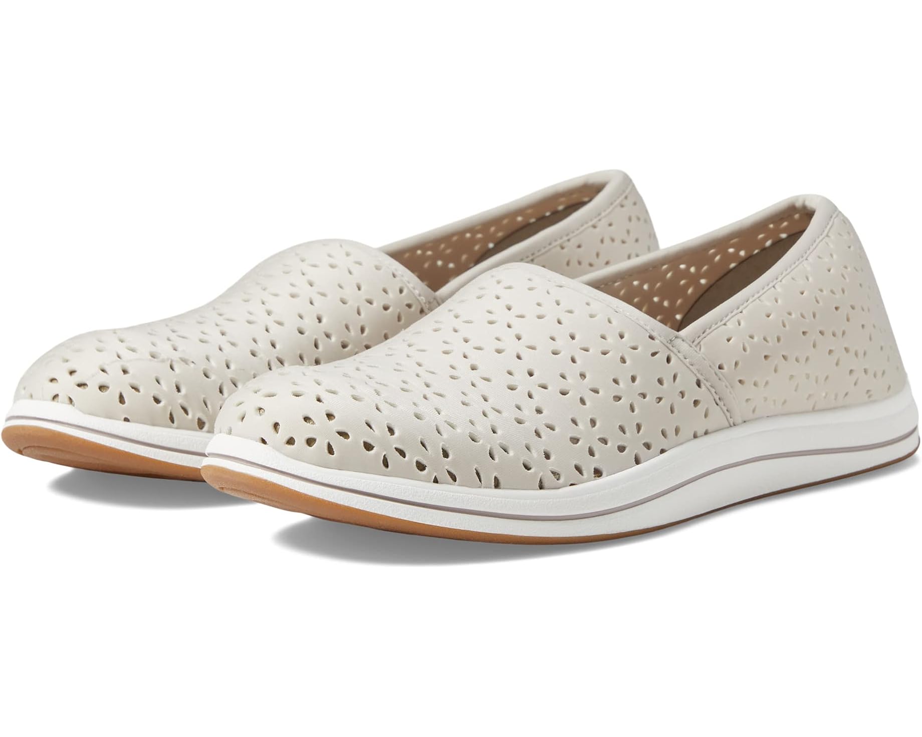 (取寄) クラークス レディース ブリーズ エミリー Clarks women Breeze Emily Light Taupe Textile|スウィートラグ