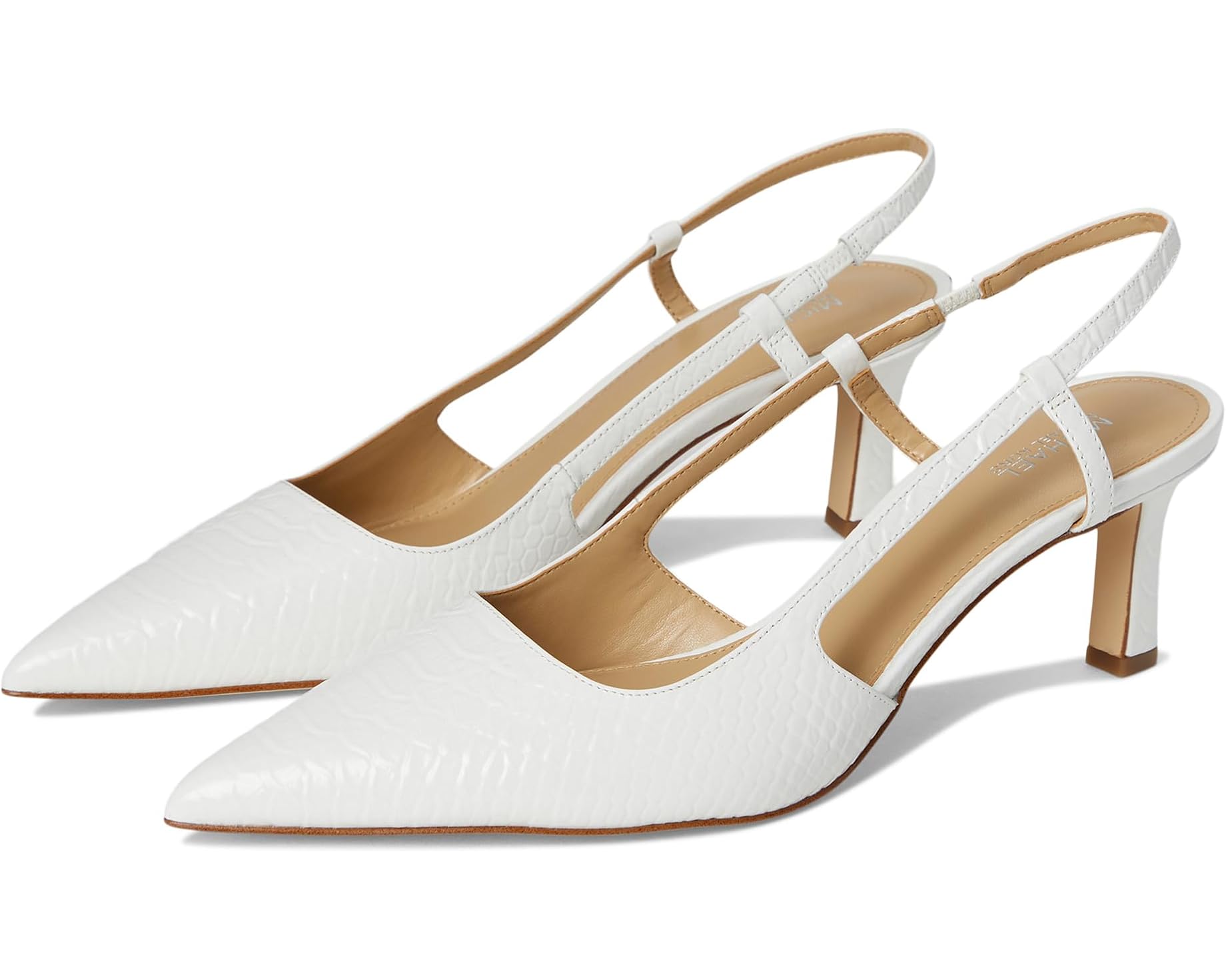 (取寄) マイケルコース レディース アローラ ミッド スリング MICHAEL Michael Kors women Alora Mid Sling Optic White 1｜スウィートラグ