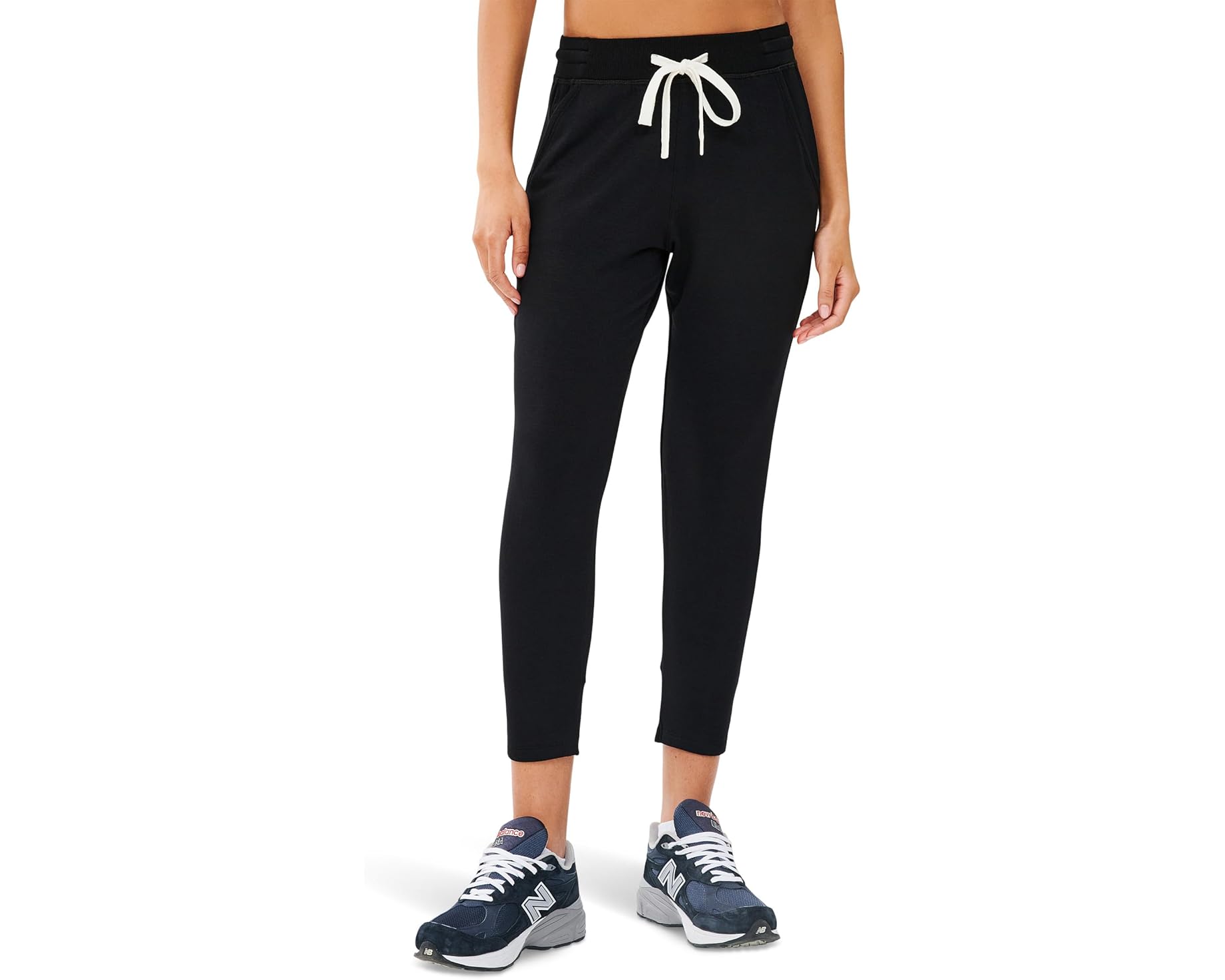 (取寄) スピリッツ 59 レディース リーナ 7/8 フリース スウェットパンツ Splits59 women Reena 7/8 Fleece Sweatpants Black|スウィートラグ