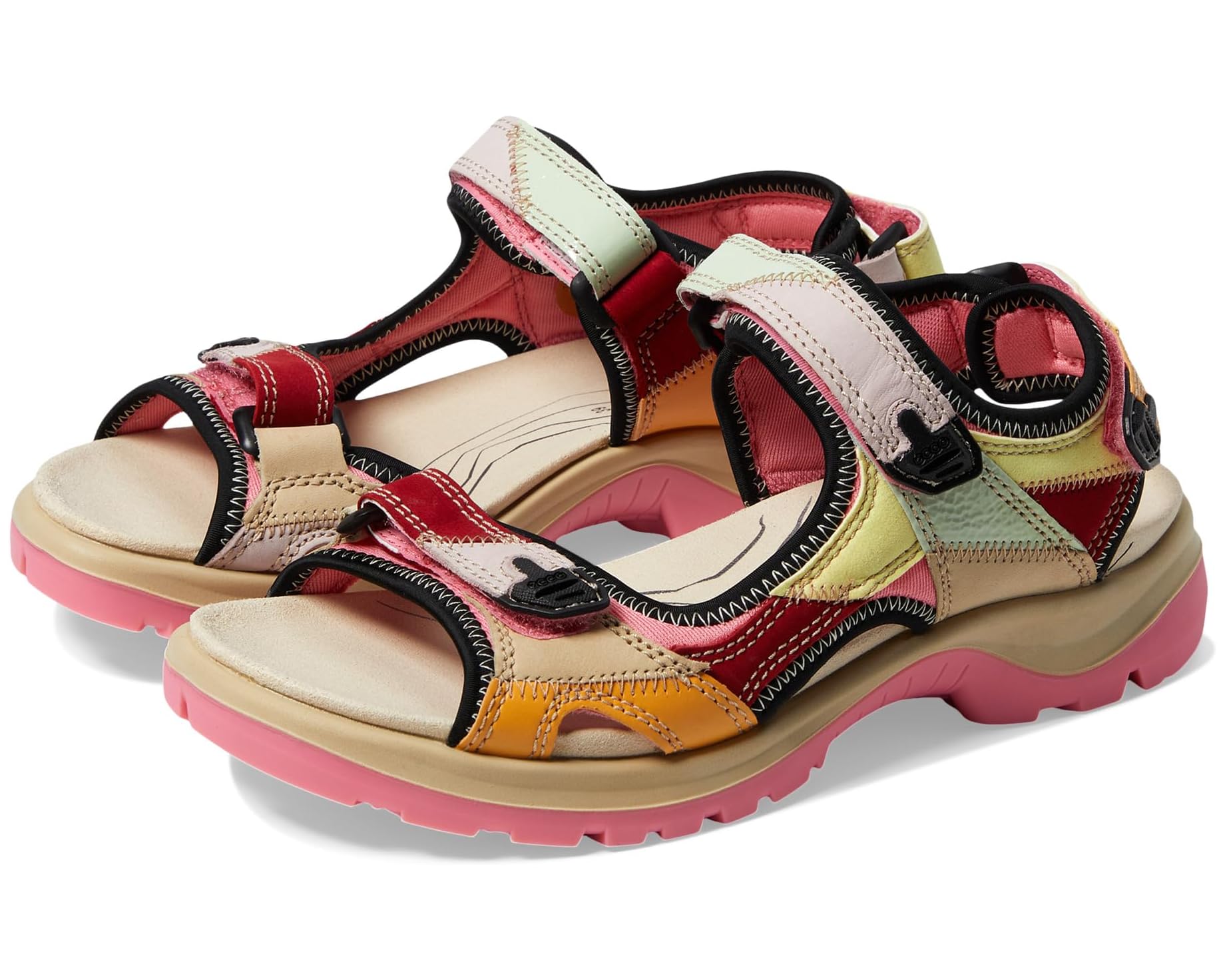(取寄) エコー スポーツ レディース ユカタン ECCO Sport women Yucatan Multicolor Bubblegum|スウィートラグ