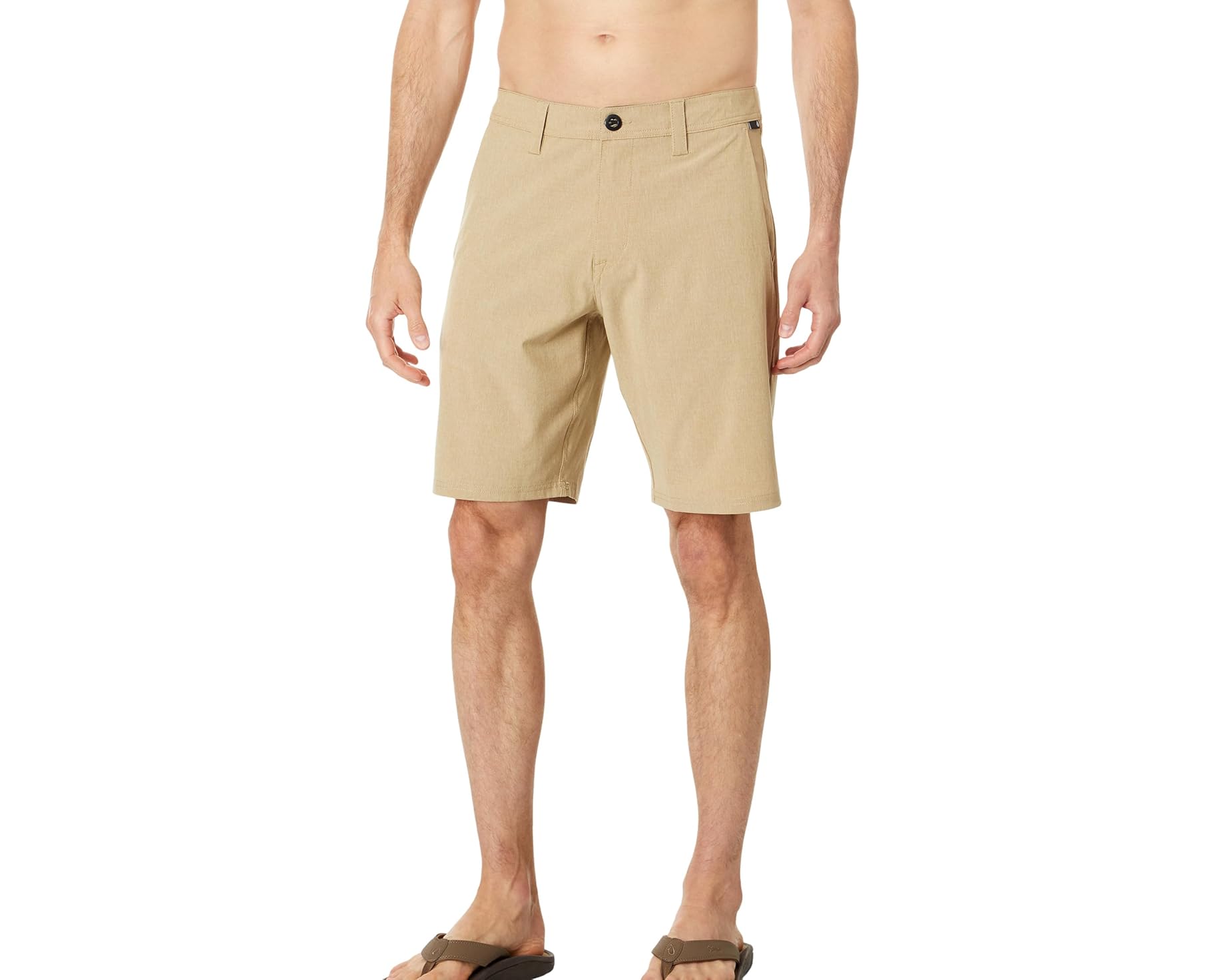 (取寄) ボルコム メンズ フリッキン クロス シュレッド スタティック ハイブリット ショーツ Volcom men Frickin Cross Shred Static 20" Hybrid Shorts Dark Khaki 2｜スウィートラグ