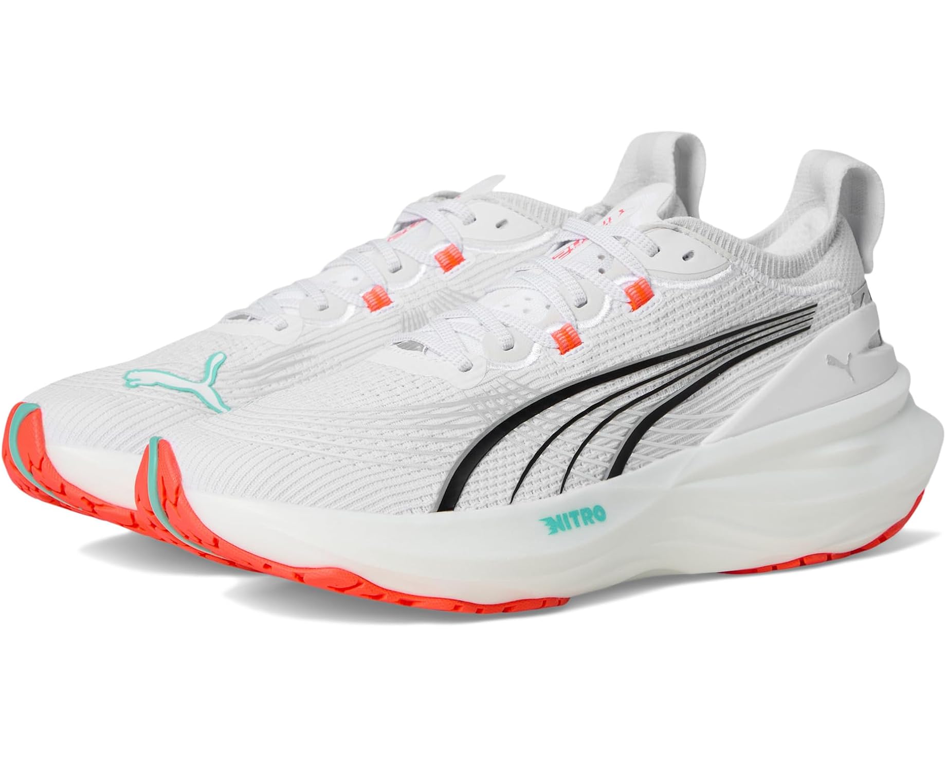 (取寄) プーマ レディース フォーエバーラン ニトロ PUMA women Foreverrun Nitro Puma White/Aquatic｜スウィートラグ