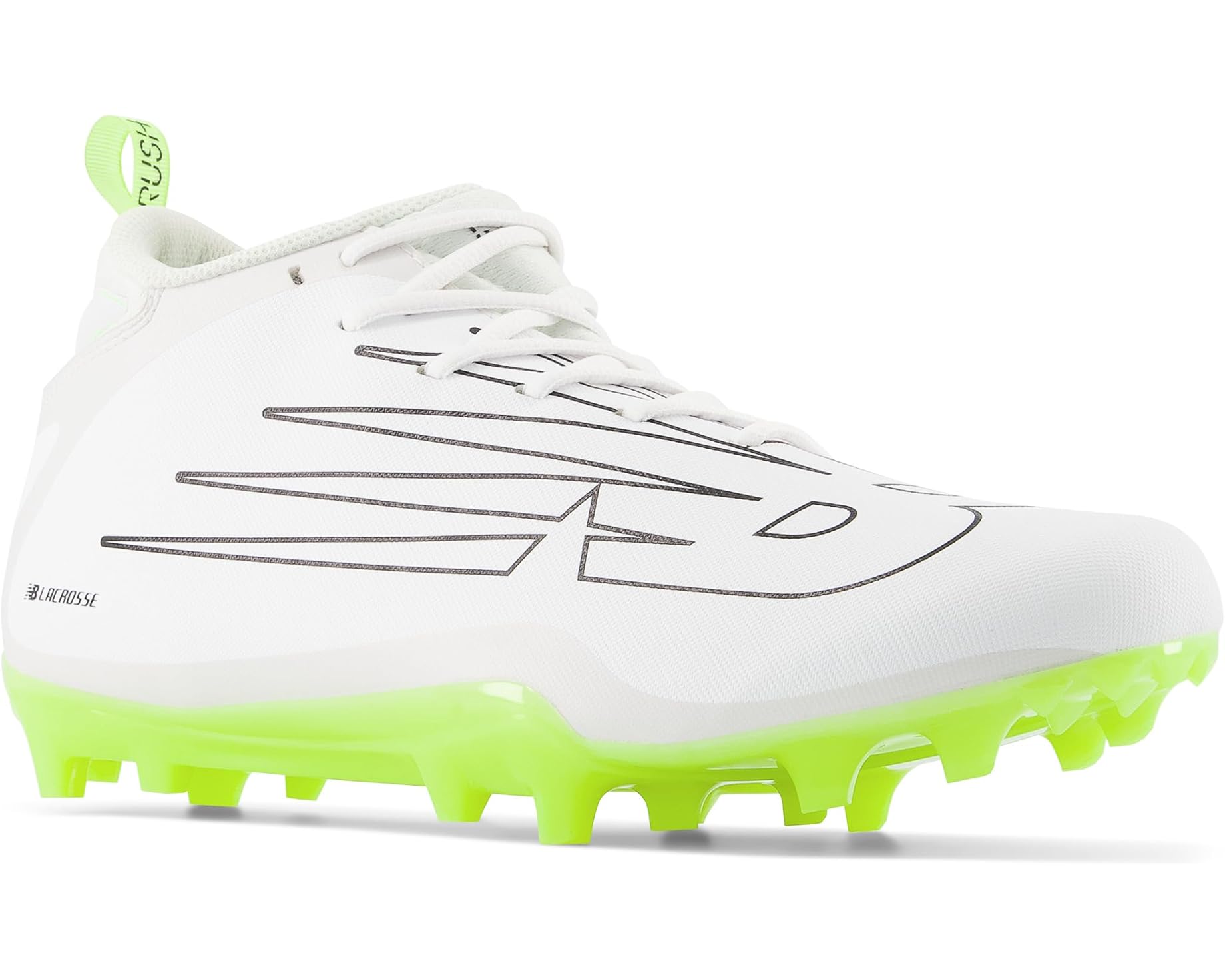 (取寄) ニューバランス メンズ ラッシュ V4 ミッド ラクロス クリーツ New Balance men Rush V4 Mid Lacrosse Cleats White/White｜スウィートラグ