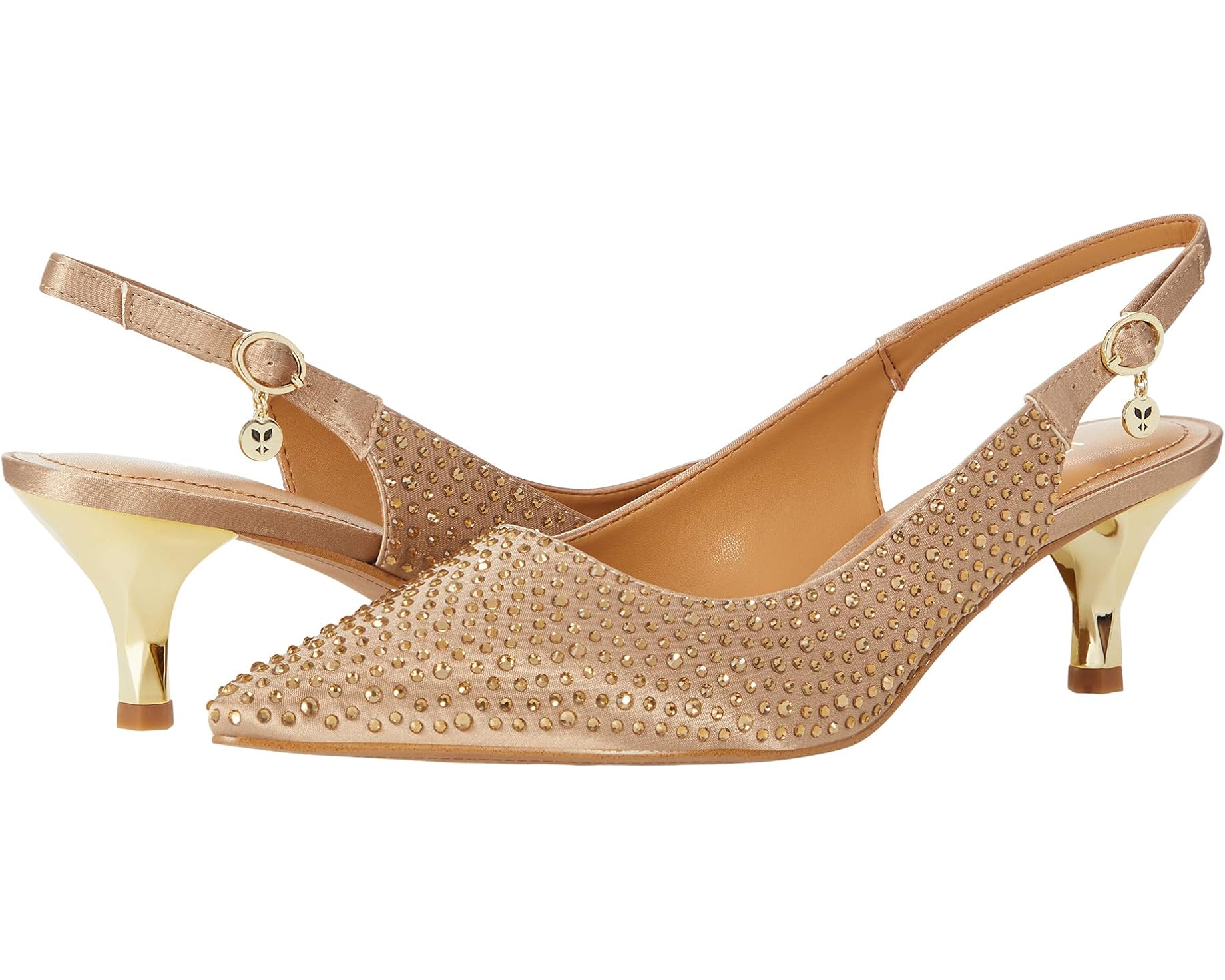 (取寄) ジェイレニー レディース フェリアンヌ J. Renee women Ferryanne Beige Satin/Rhinestone｜スウィートラグ