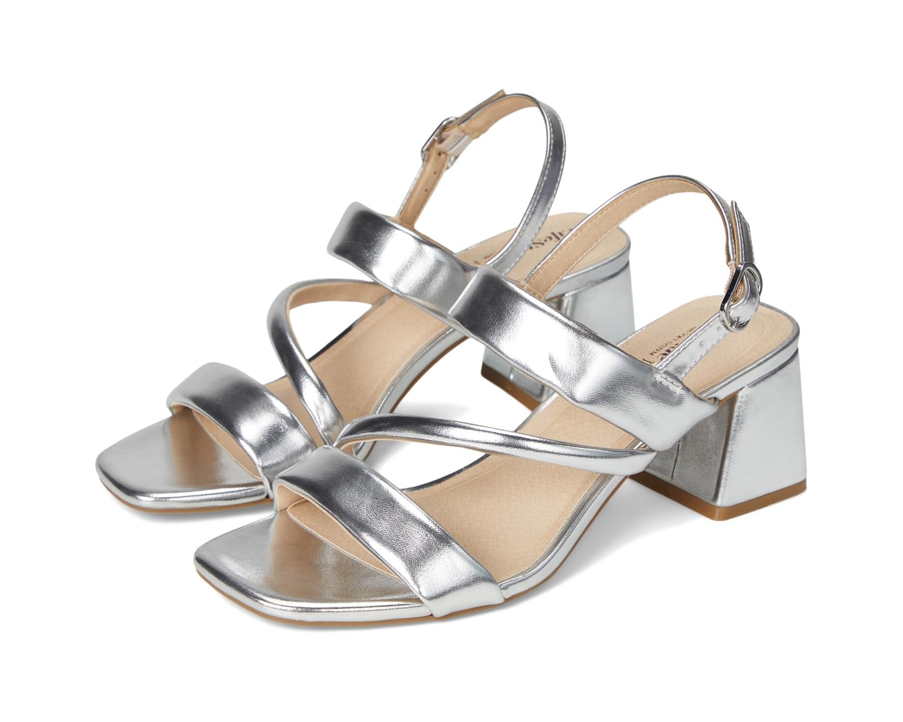 (取寄) ライフストライド レディース セリア スリングバック ストラップ ドレス サンダル LifeStride women Celia Slingback Strappy Dress Sandals Silver Metallic｜スウィートラグ