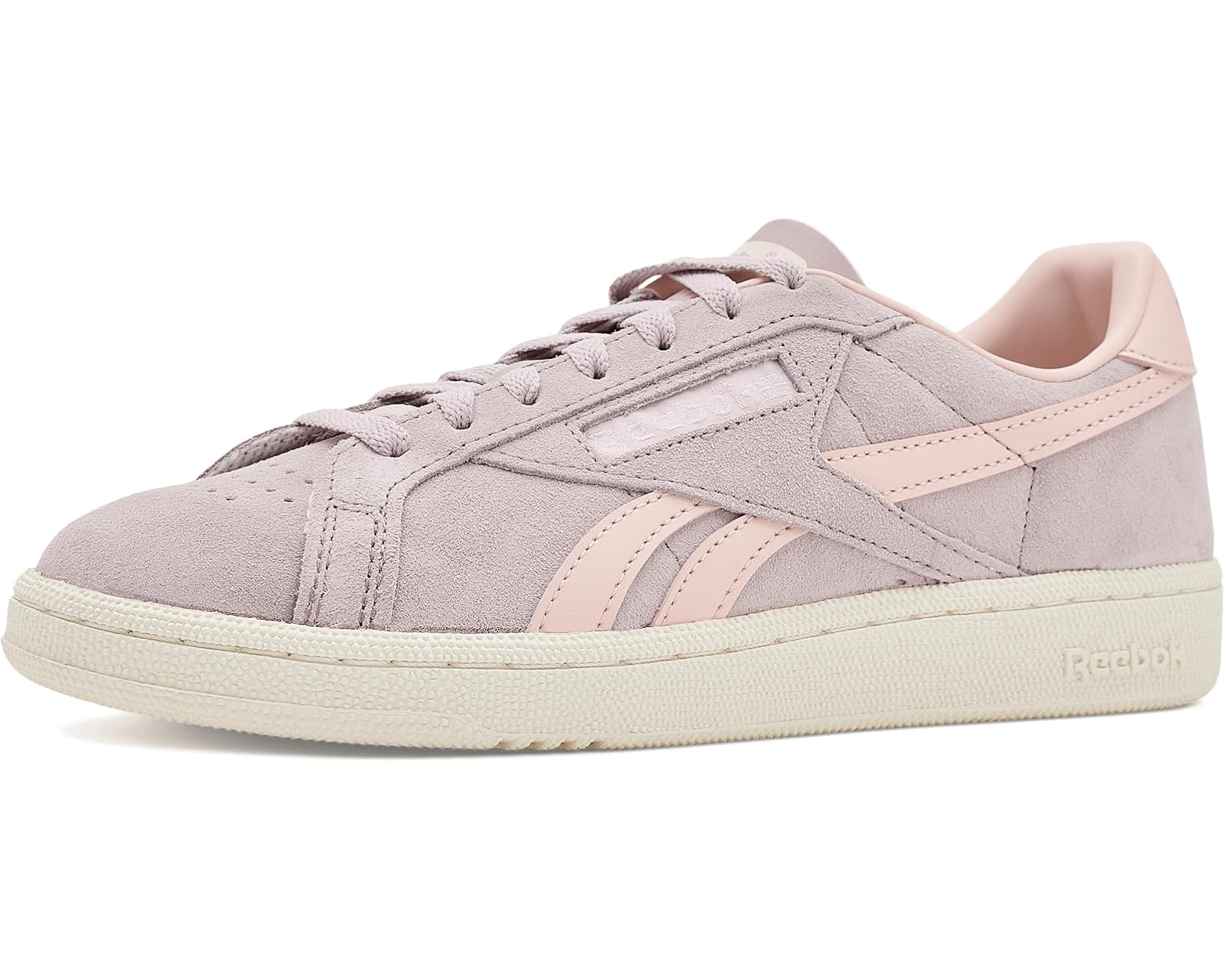 (取寄) リーボック ライフスタイル レディース クラブ シー グラウンズ UK Reebok Lifestyle women Club C Grounds UK Muted Mauve/Pure Pink/Chalk｜スウィートラグ