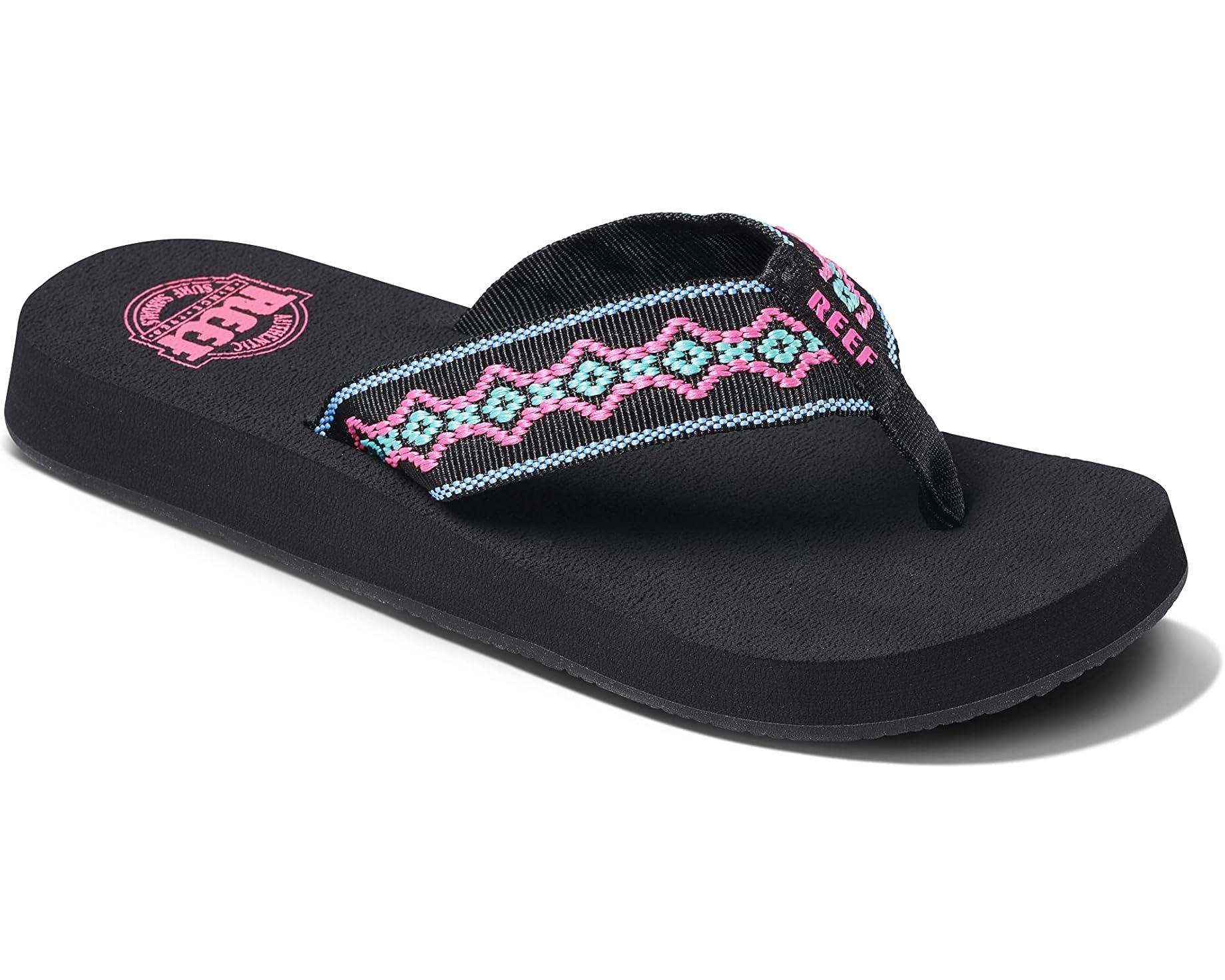 (取寄) リーフ レディース サンディー Reef women Sandy Black Neon｜スウィートラグ