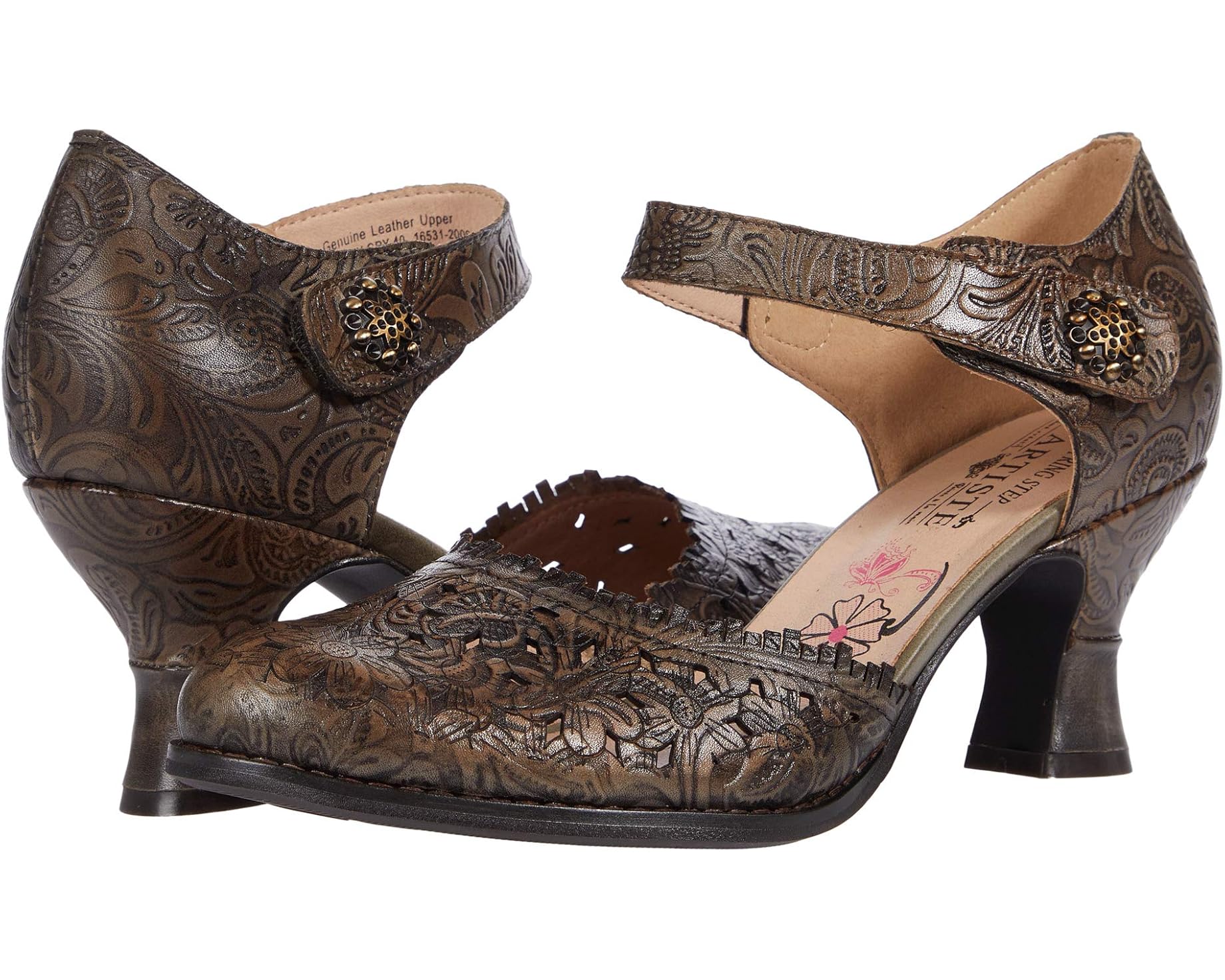 (取寄) レディース ビジョナリー L'Artiste by Spring Step women Visionary Grey Leather|スウィートラグ