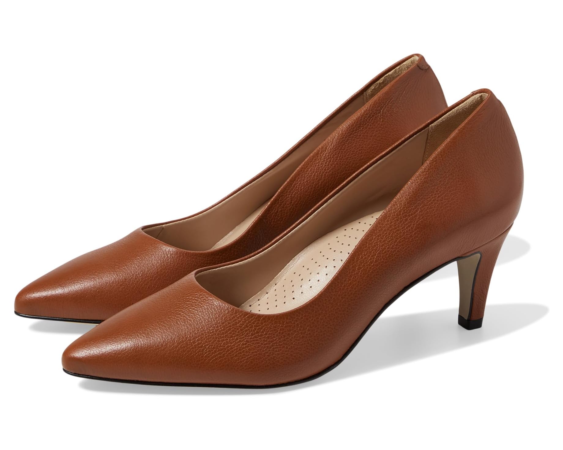 (取寄) マークジョセフニューヨーク レディース トリニティ Pl ポンプ Marc Joseph New York women Trinity PL Pump Cognac Napa Soft｜スウィートラグ